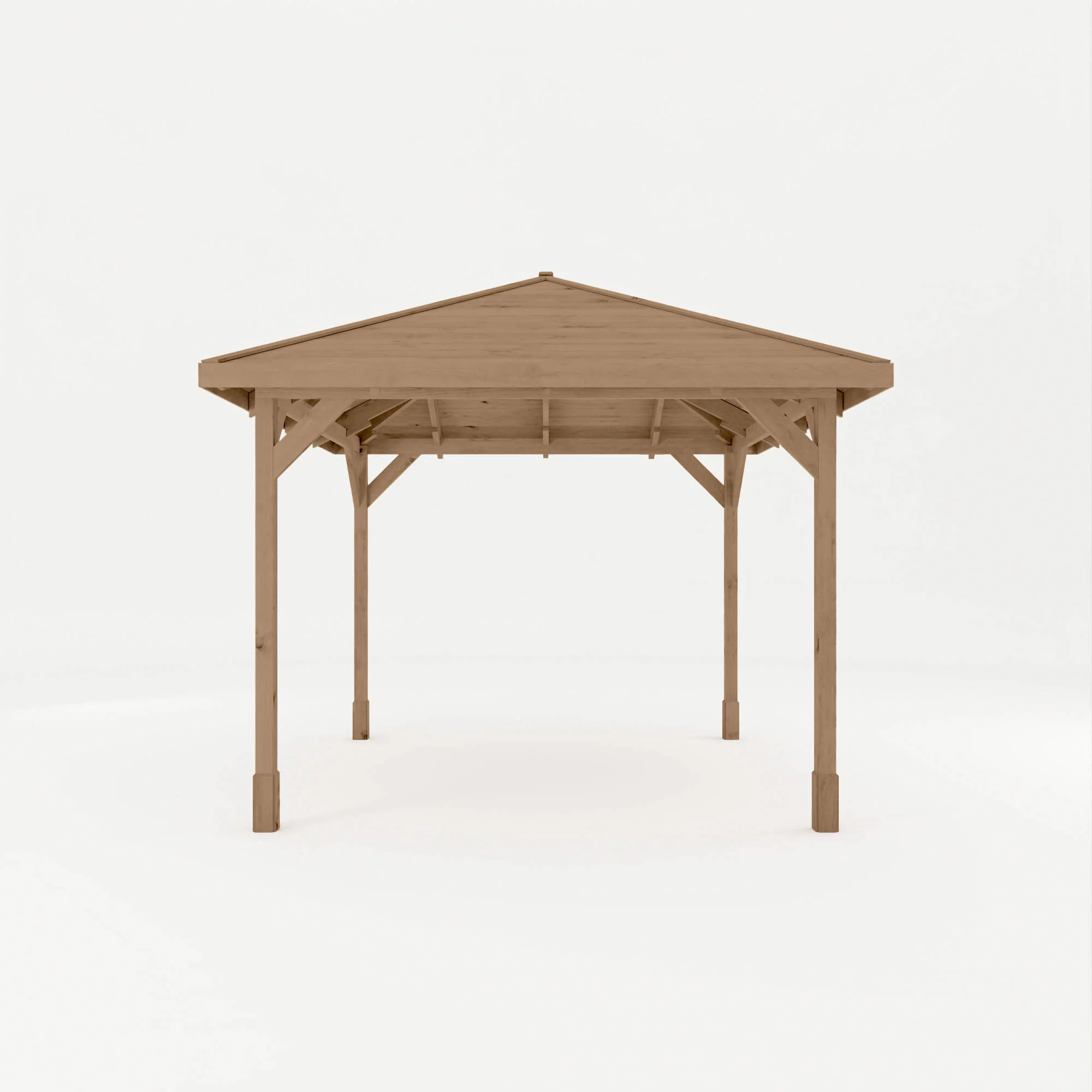 3m x 3m Pressure Treated Gazebo with Tongue & Groove Roof - Image 5