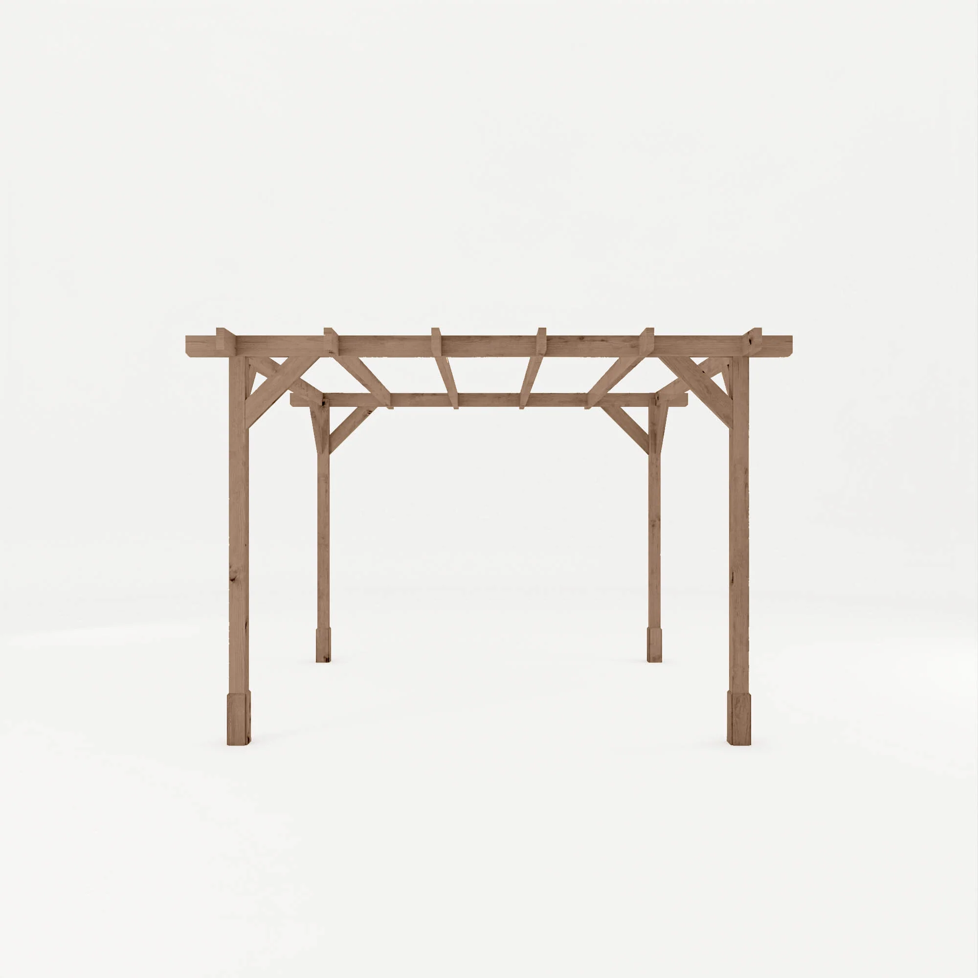3m x 3m Pressure Treated Pergola - Image 3