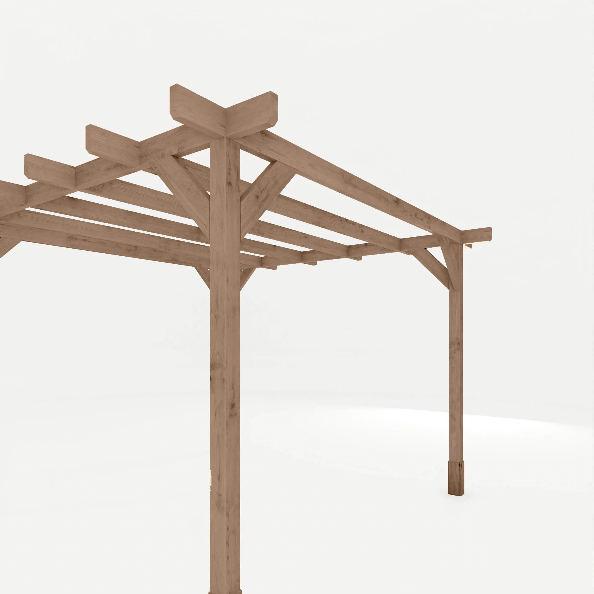 3m x 3m Pressure Treated Pergola - Image 5