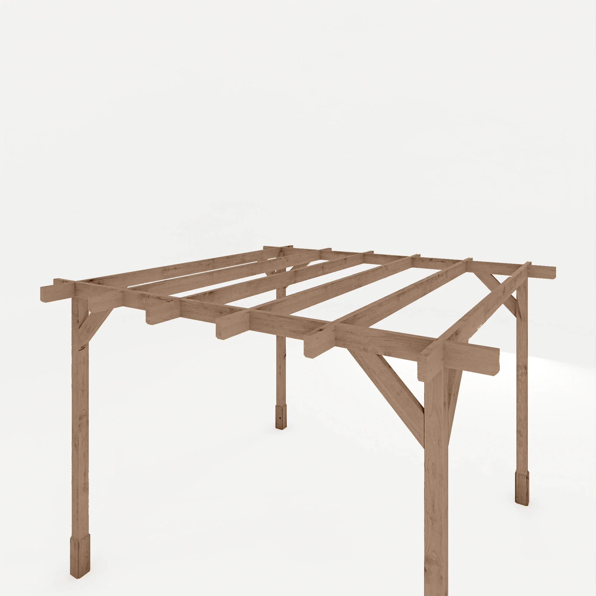 3m x 3m Pressure Treated Pergola - Image 6