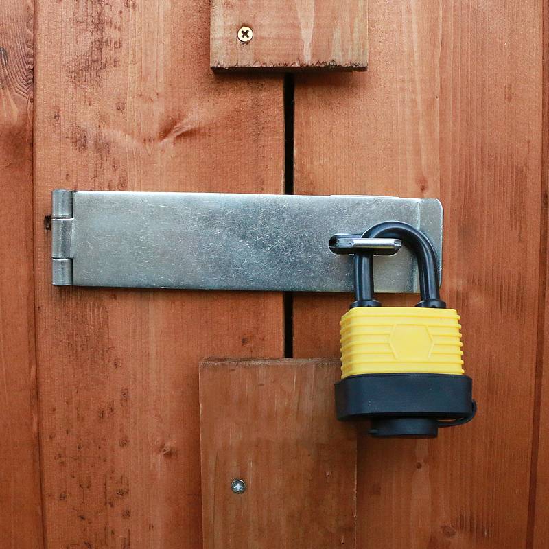 49mm Weatherproof Padlock with Hasp & Staple - Image 12