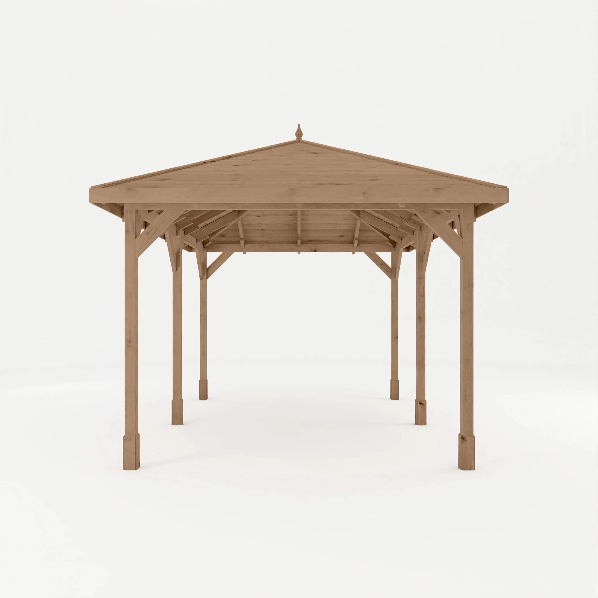 4m x 3m Pressure Treated Gazebo with Tongue & Groove Roof - Image 6