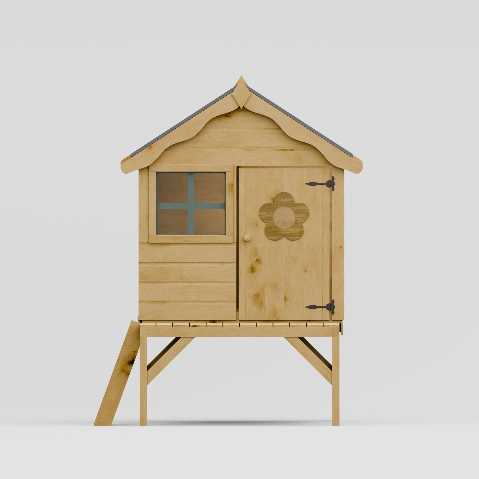 Snug Tower Wooden Playhouse - Image 3