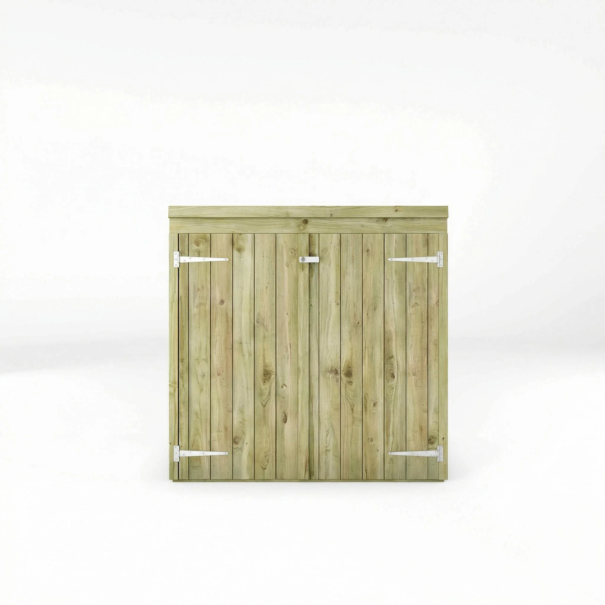 5 x 3 Overlap Double Door Wooden Garden Mower Store - Image 4