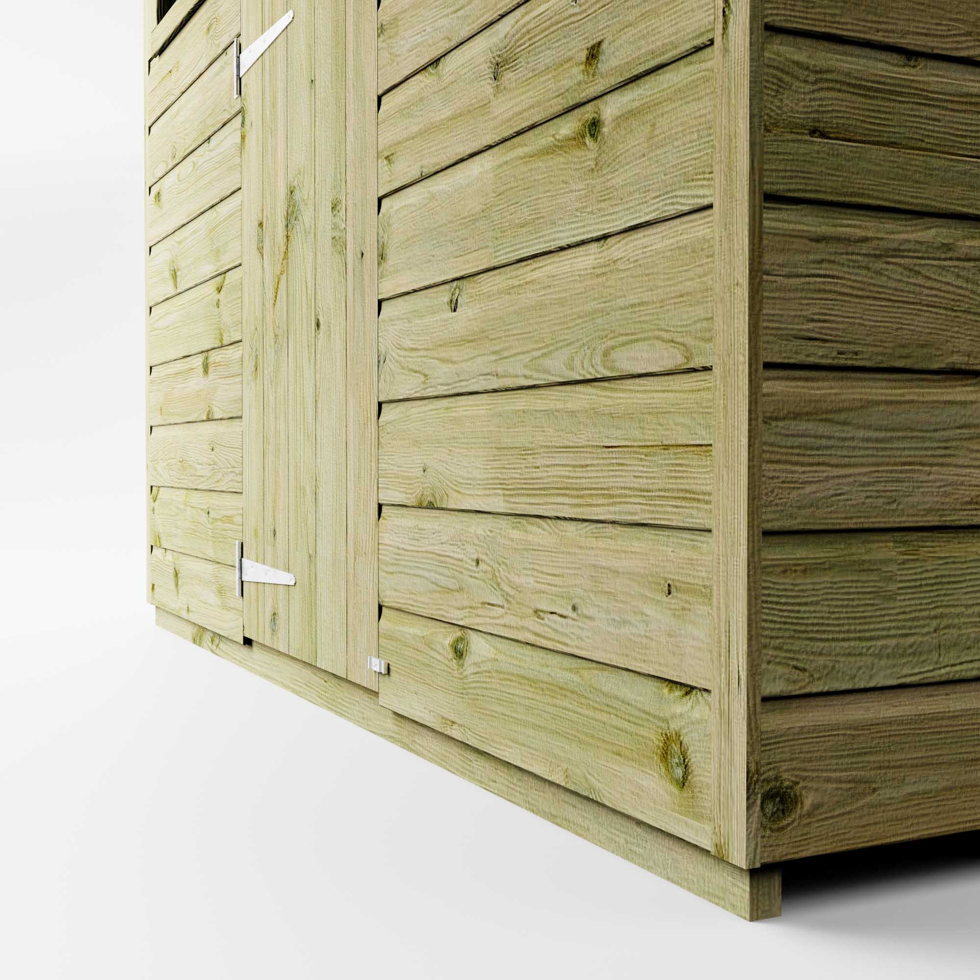 4 x 6 Shiplap Apex Garden Storage Shed - Image 7