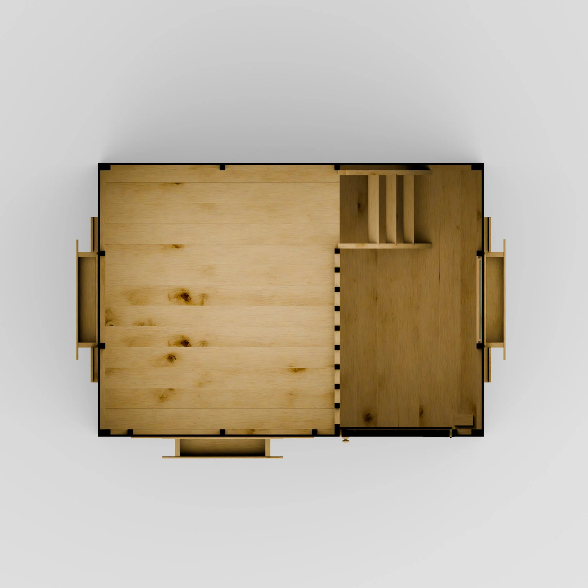 7 x 5 Double Storey Swiss Cottage Playhouse - Image 10