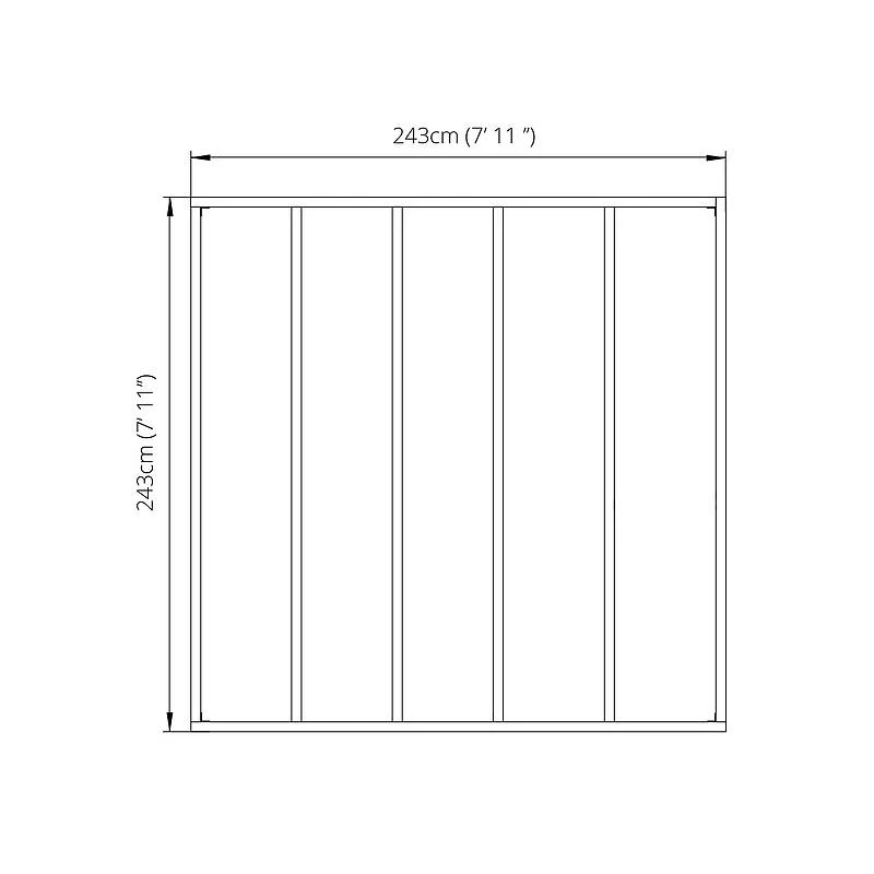 8 x 8 Wooden Base - Image 3