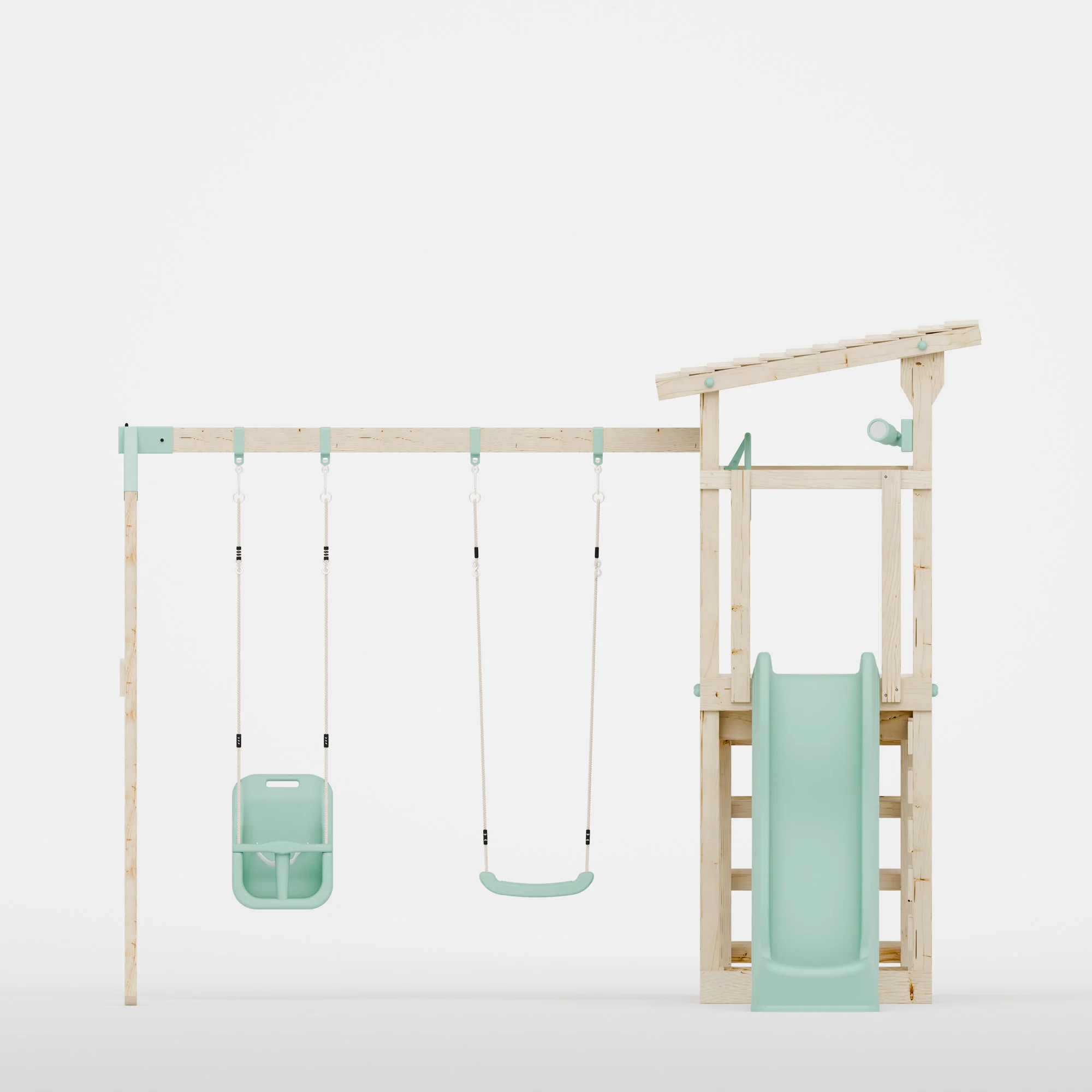 Climbing Frame with Double Swing - Willow Way VIII - Image 3