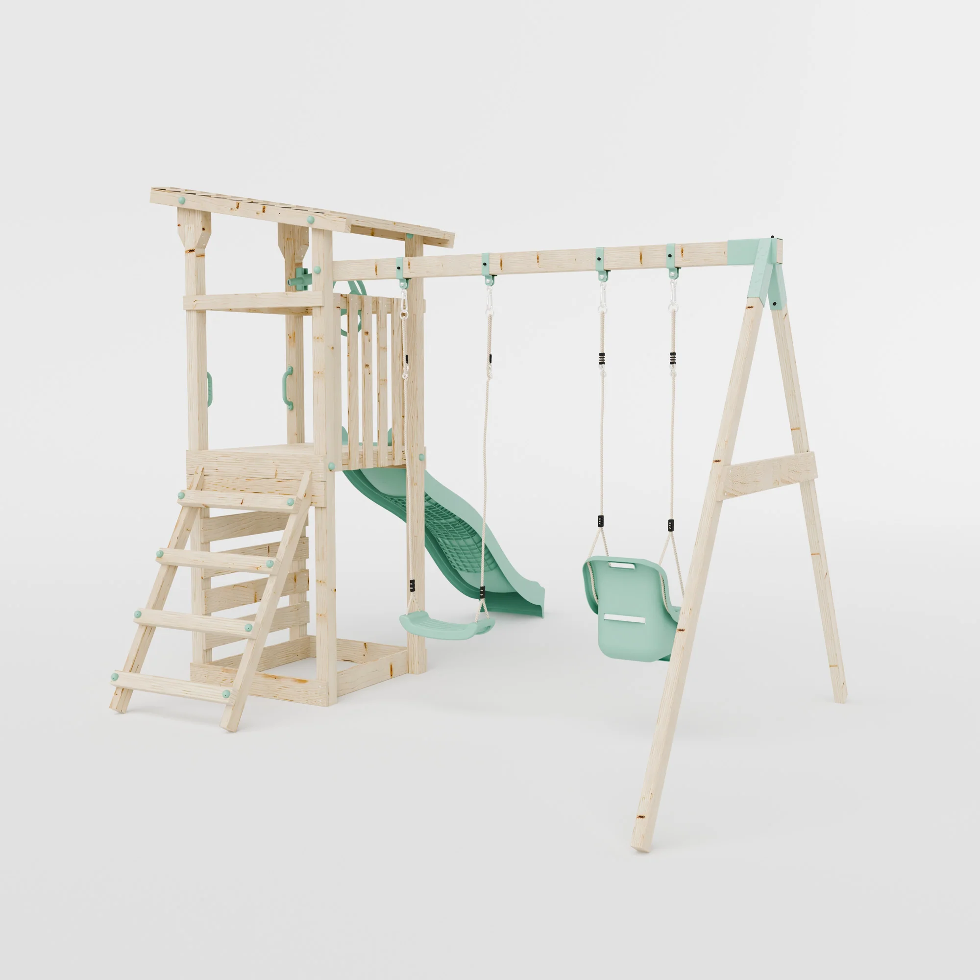 Climbing Frame with Double Swing - Willow Way VIII - Image 4