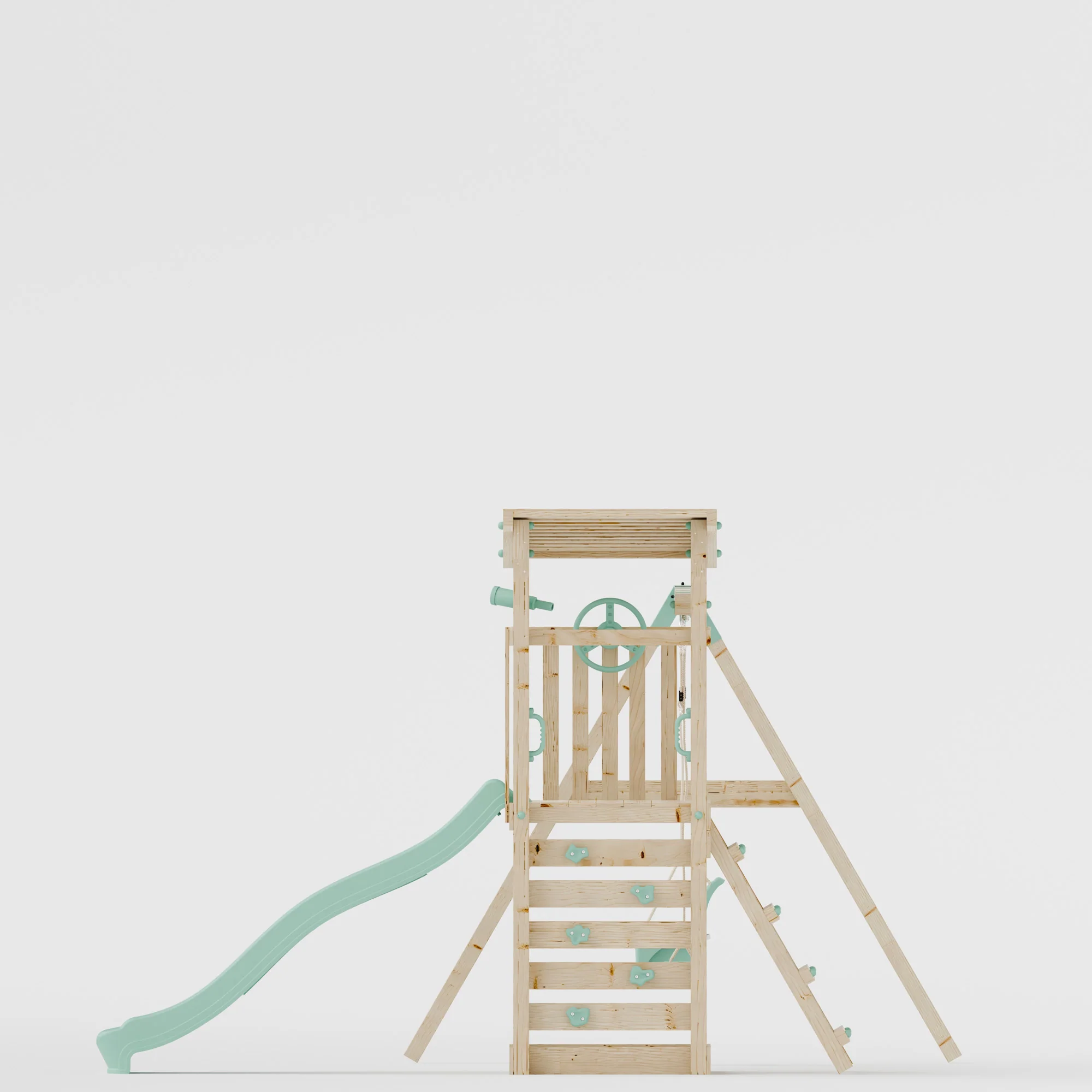 Climbing Frame with Double Swing - Willow Way VIII - Image 8