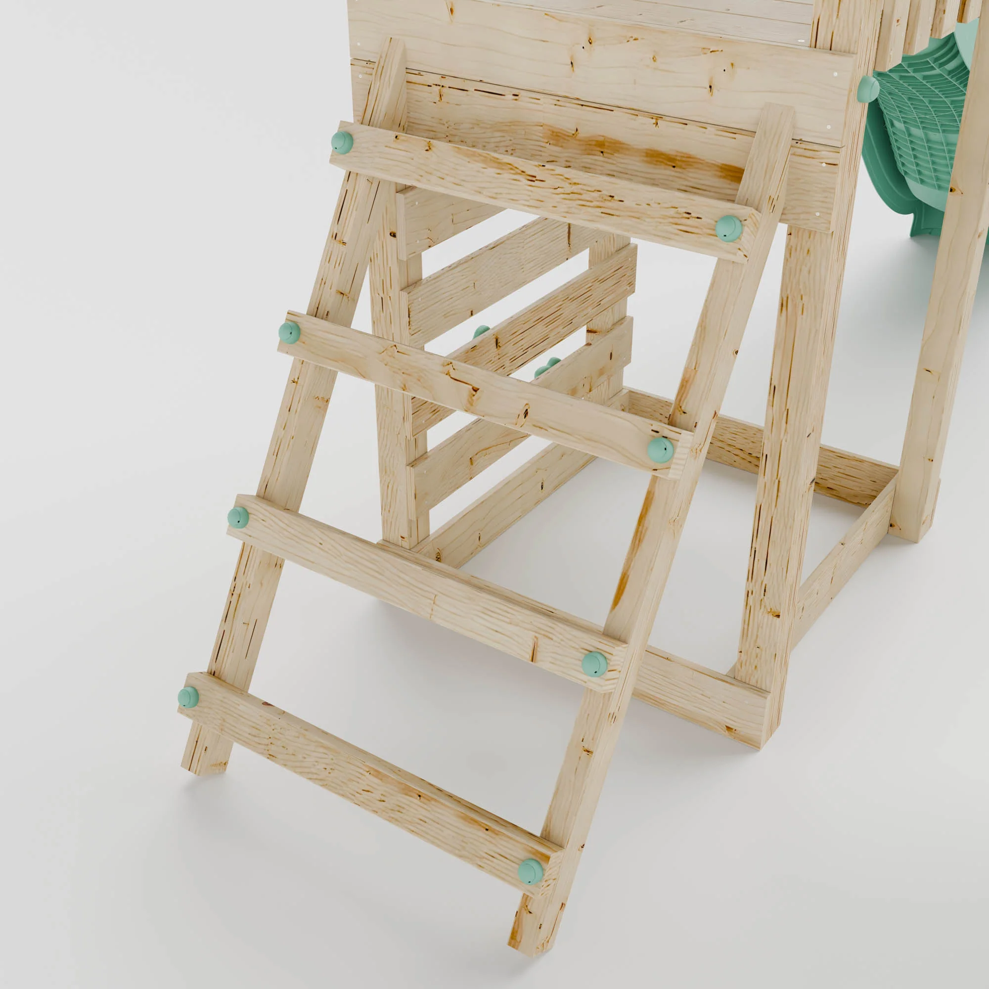 Climbing Frame With Single Baby Swing - Enchanted Grove II - Image 5