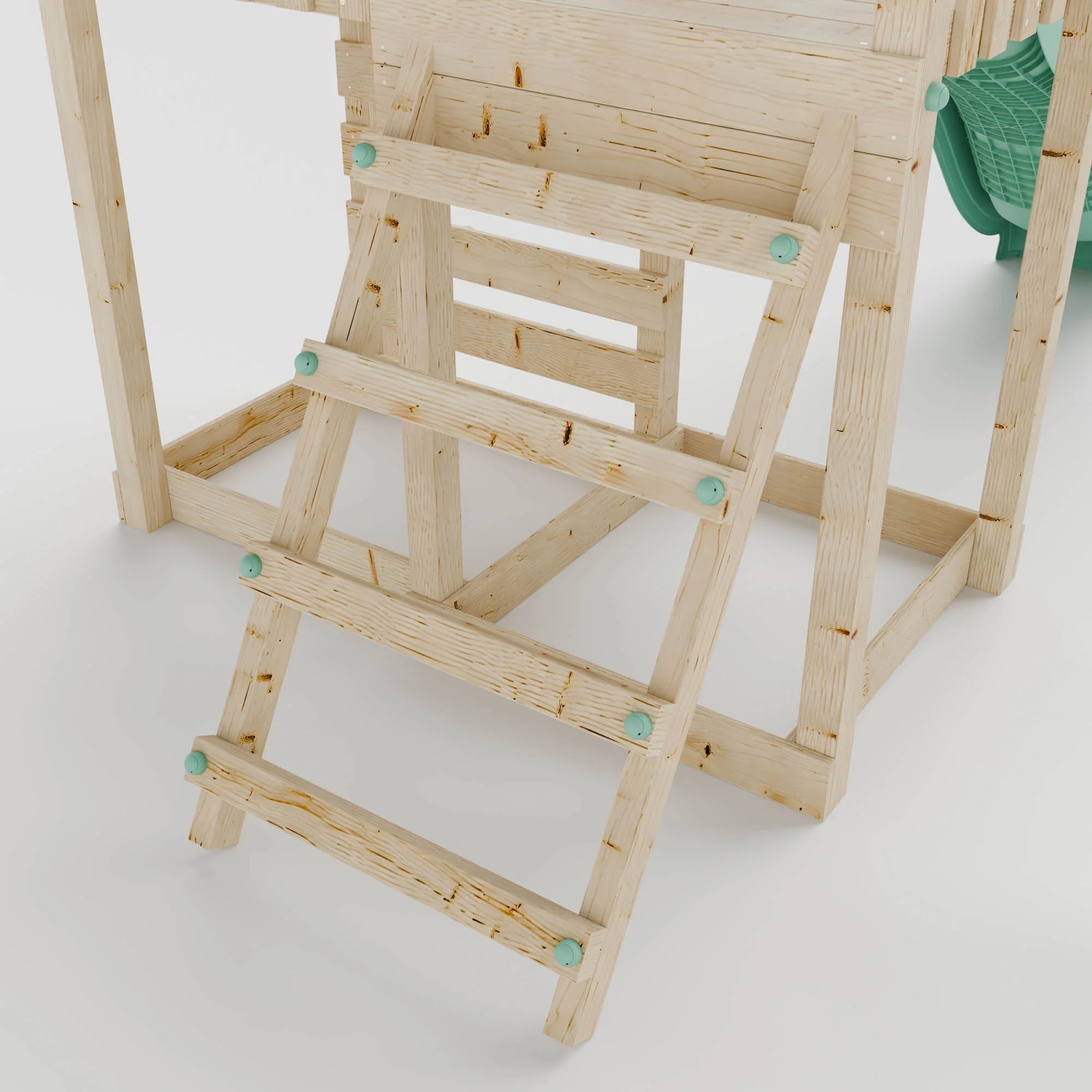 Climbing Frame With Extension & Double Swing - Bramblewick Forest VIII - Image 6
