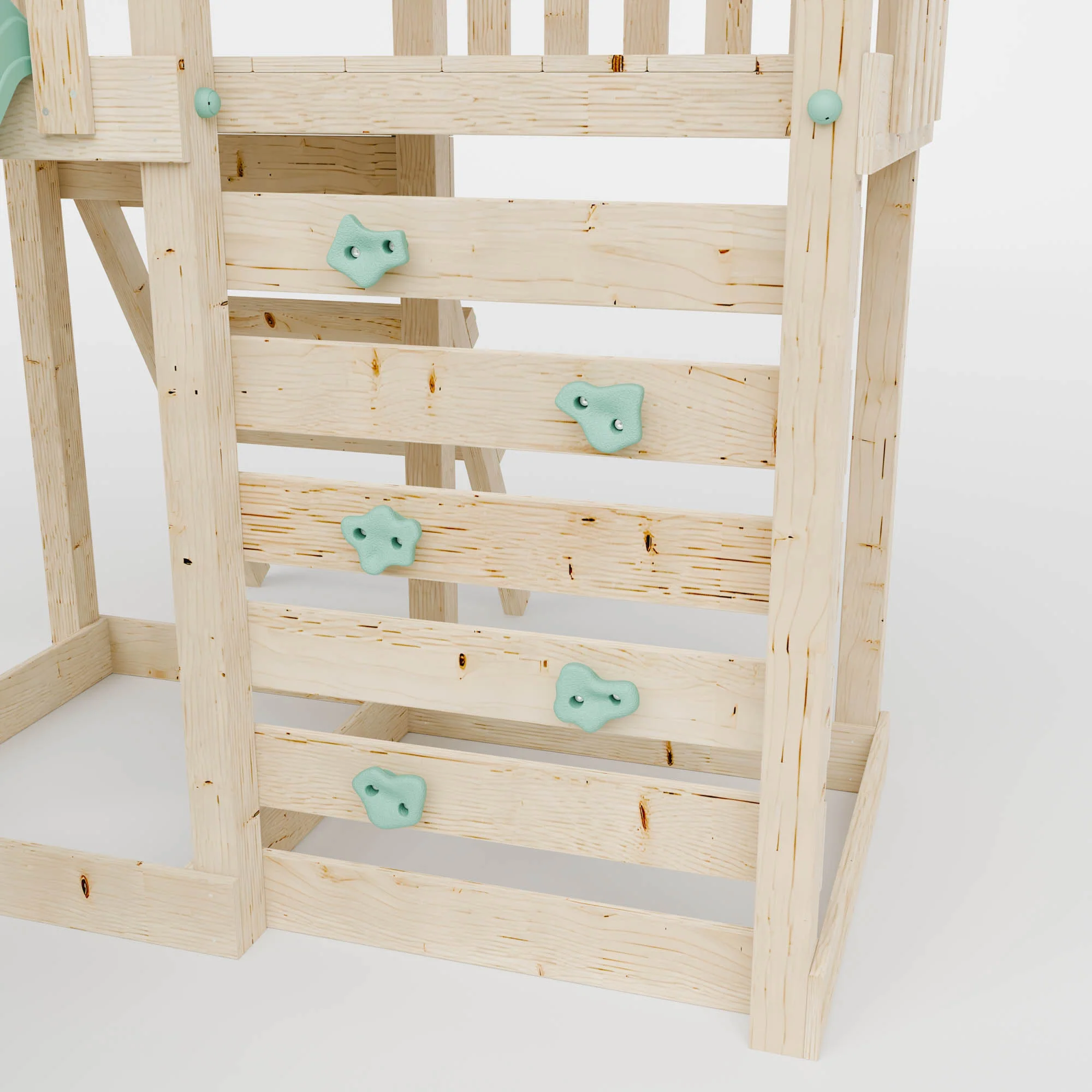Climbing Frame With Extension & Double Swing - Bramblewick Forest VIII - Image 7