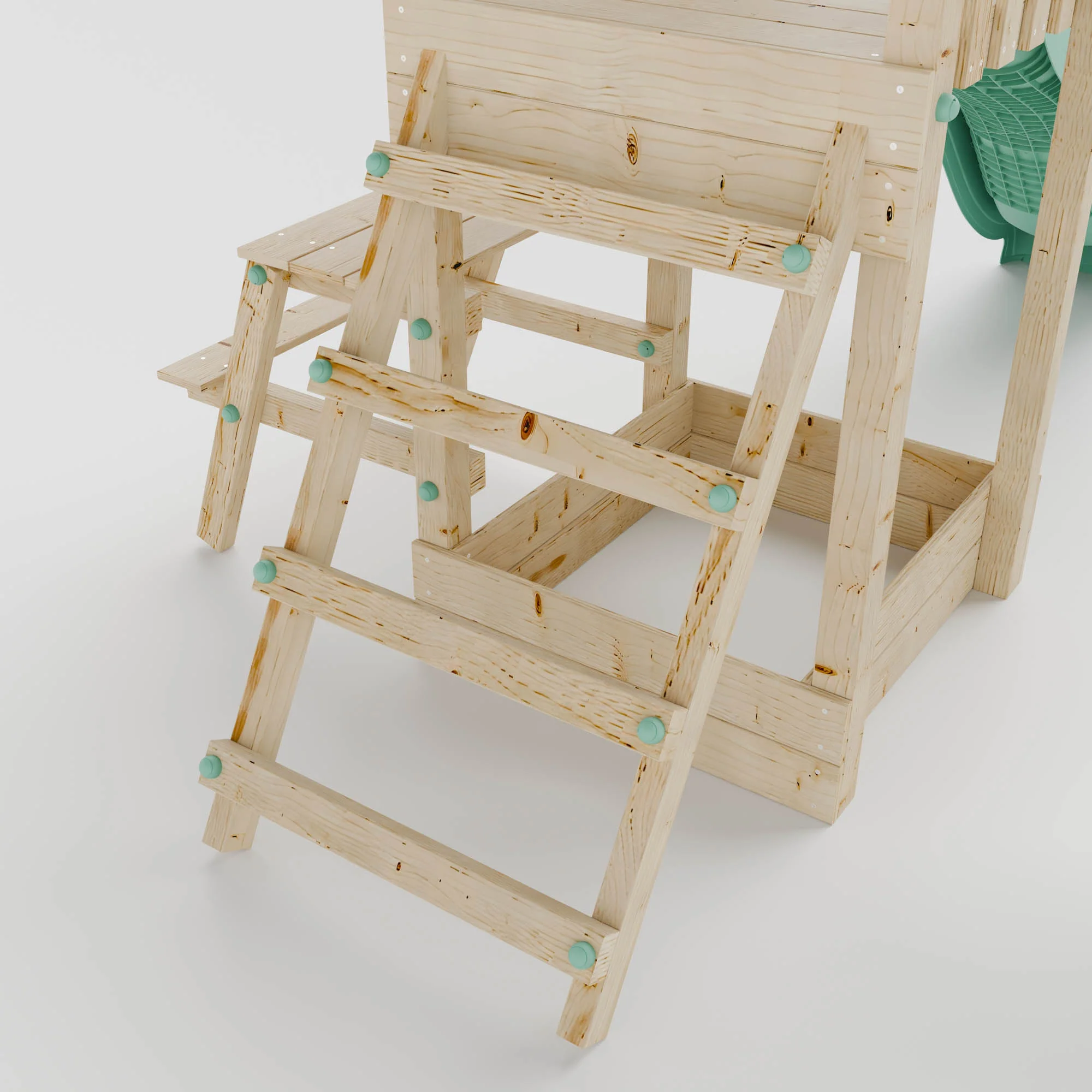 Climbing Frame With Single Swing - Eldertree Forest II - Image 6
