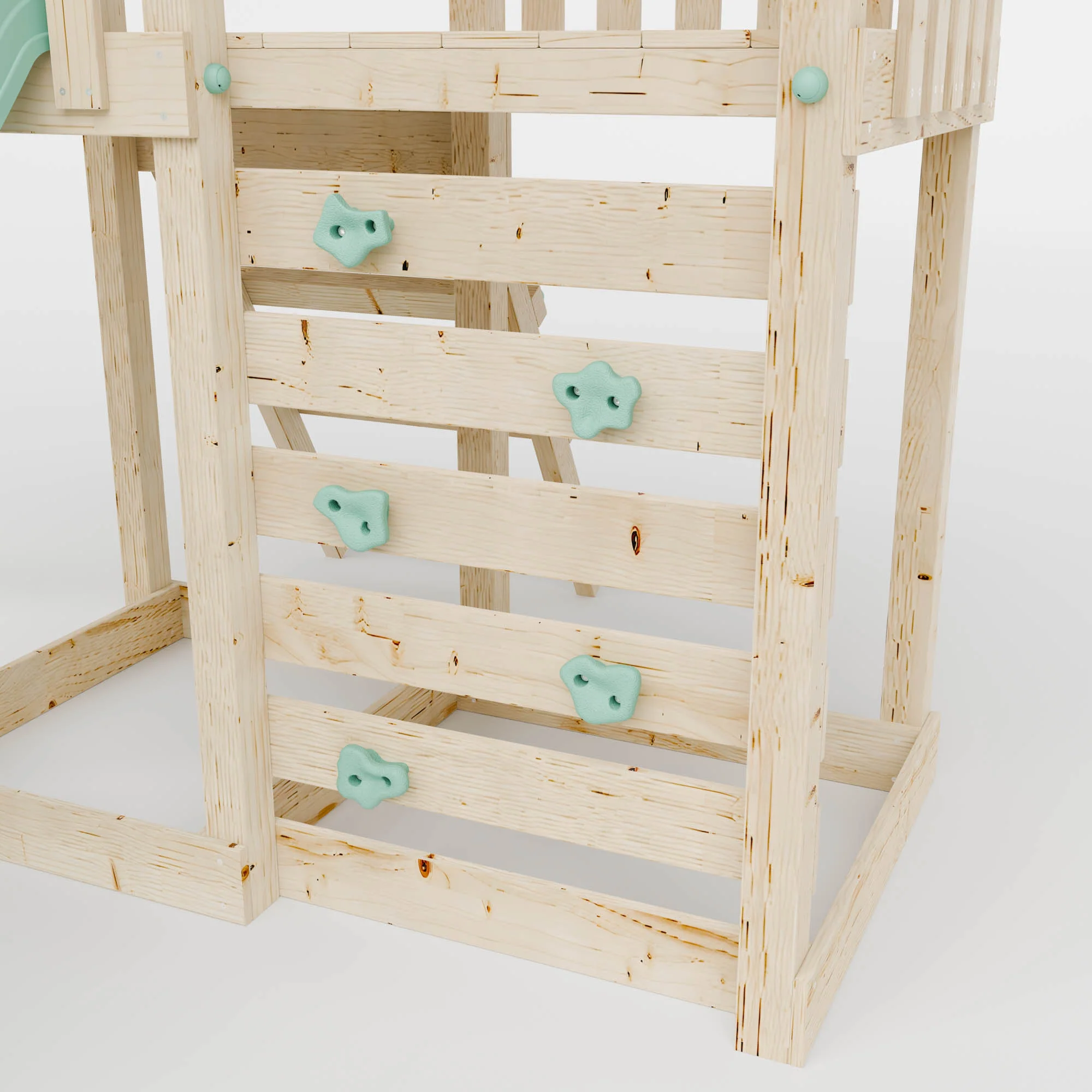 Extended Climbing Frame With Double Swing - Eldertree Forest VII - Image 5