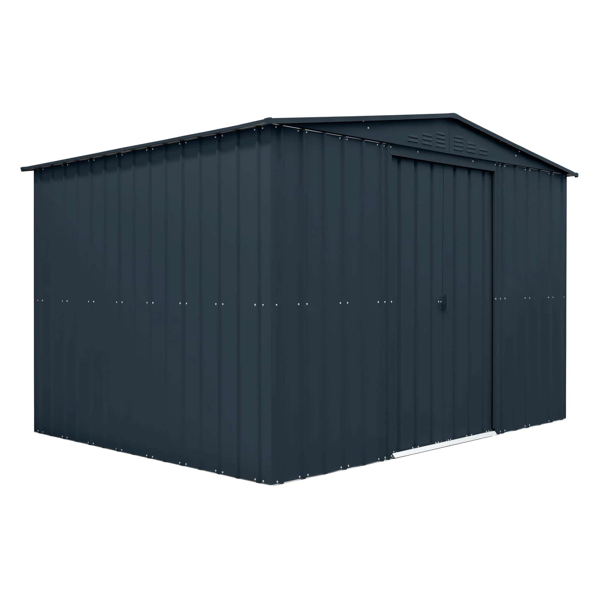 Globel Grey Apex Metal Shed - Image 4