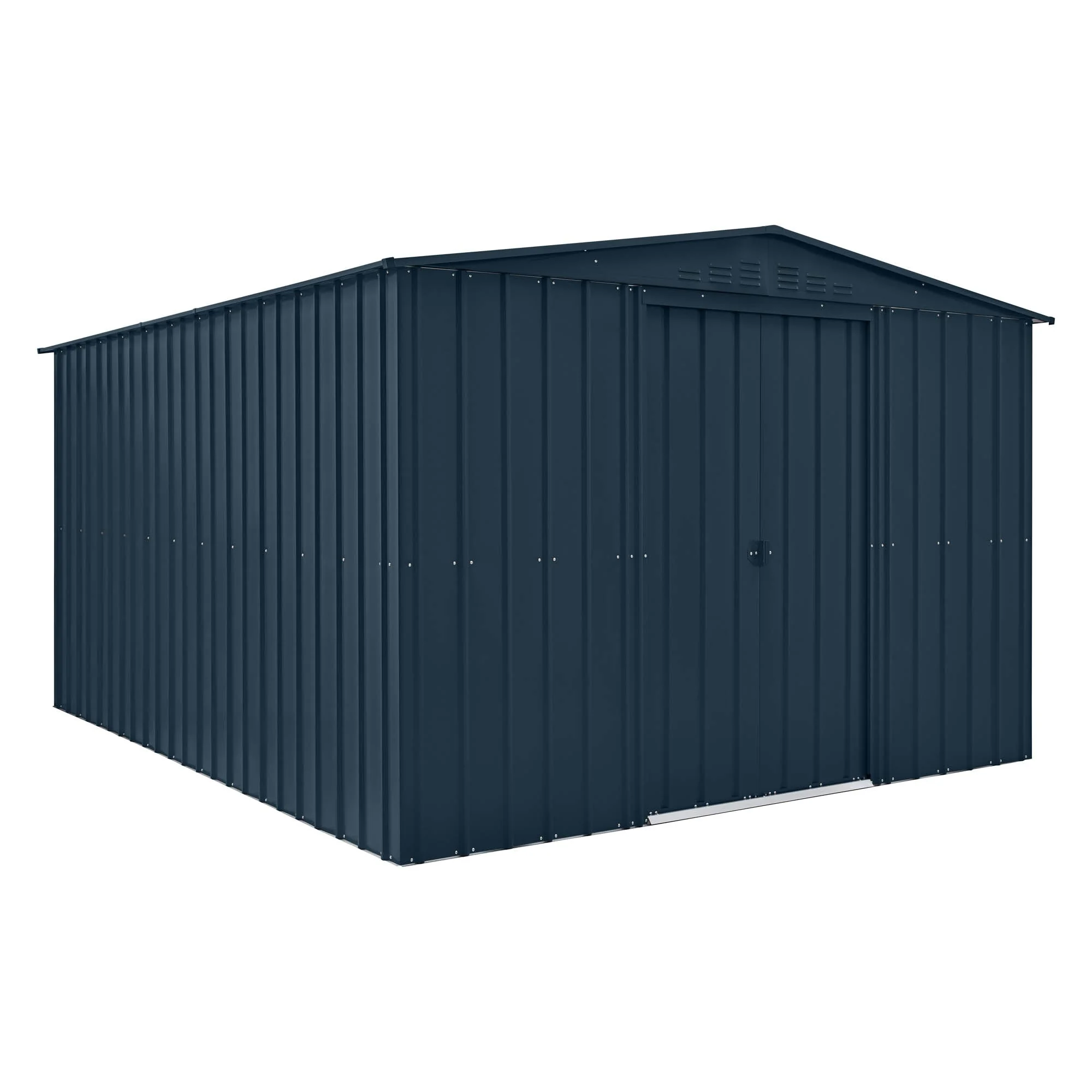 Globel Grey Apex Metal Shed - Image 9