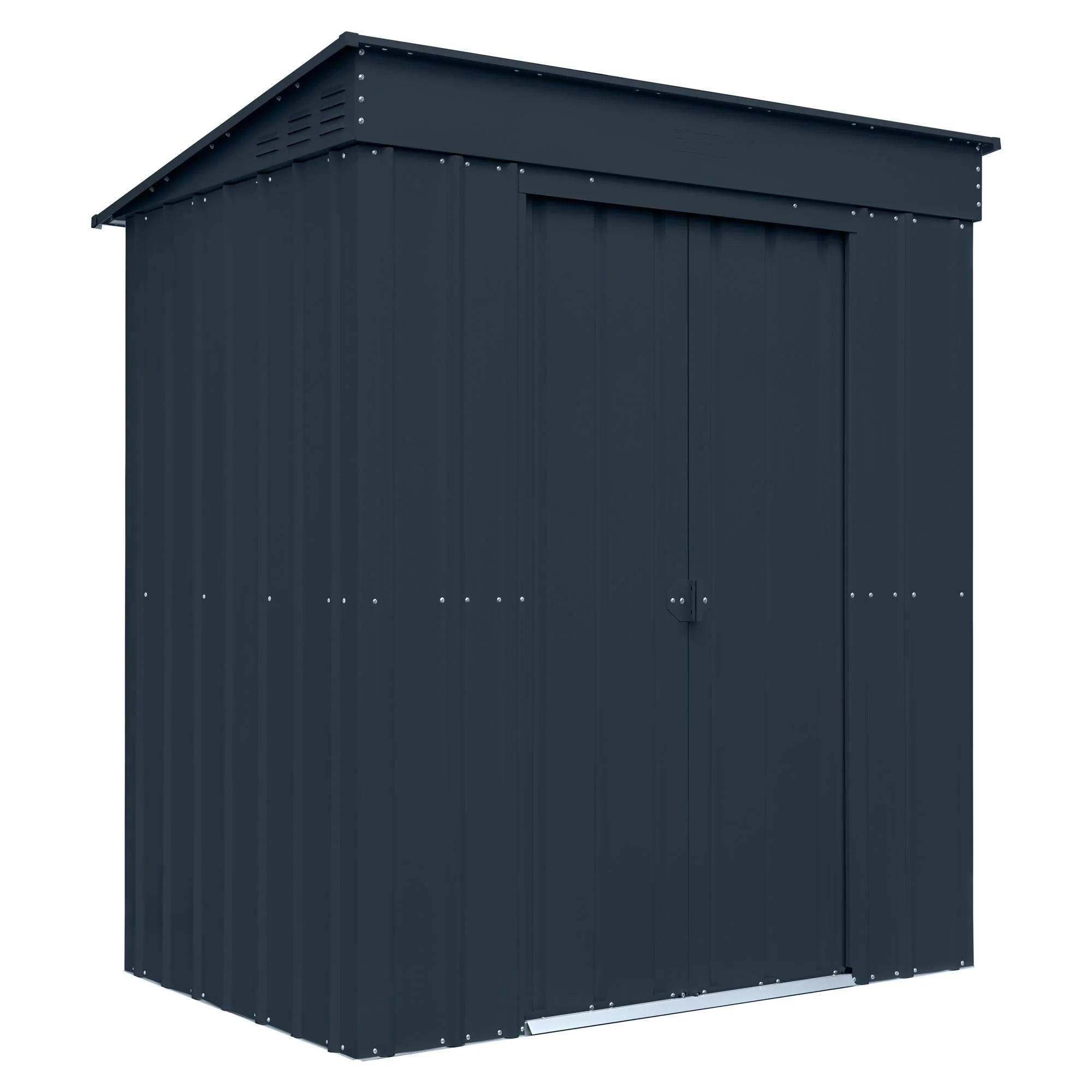 Globel Grey Pent Metal Shed - Image 3
