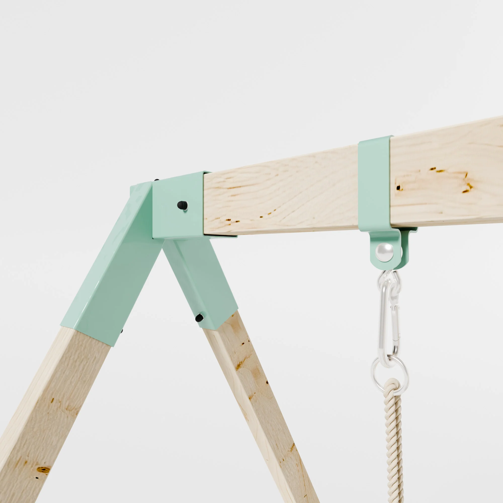 Extended Climbing Frame With Double Swing - Eldertree Forest VII - Image 10