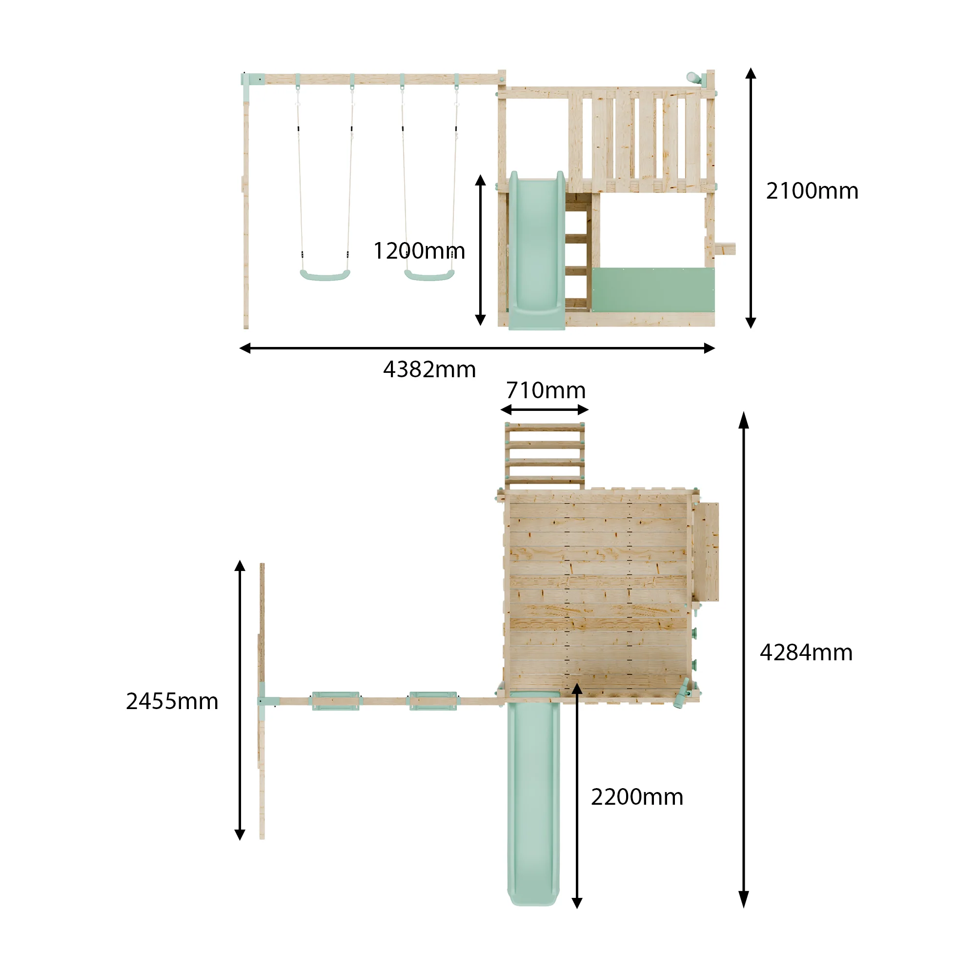 LittleSummit Tower with Double Swing - Image 14