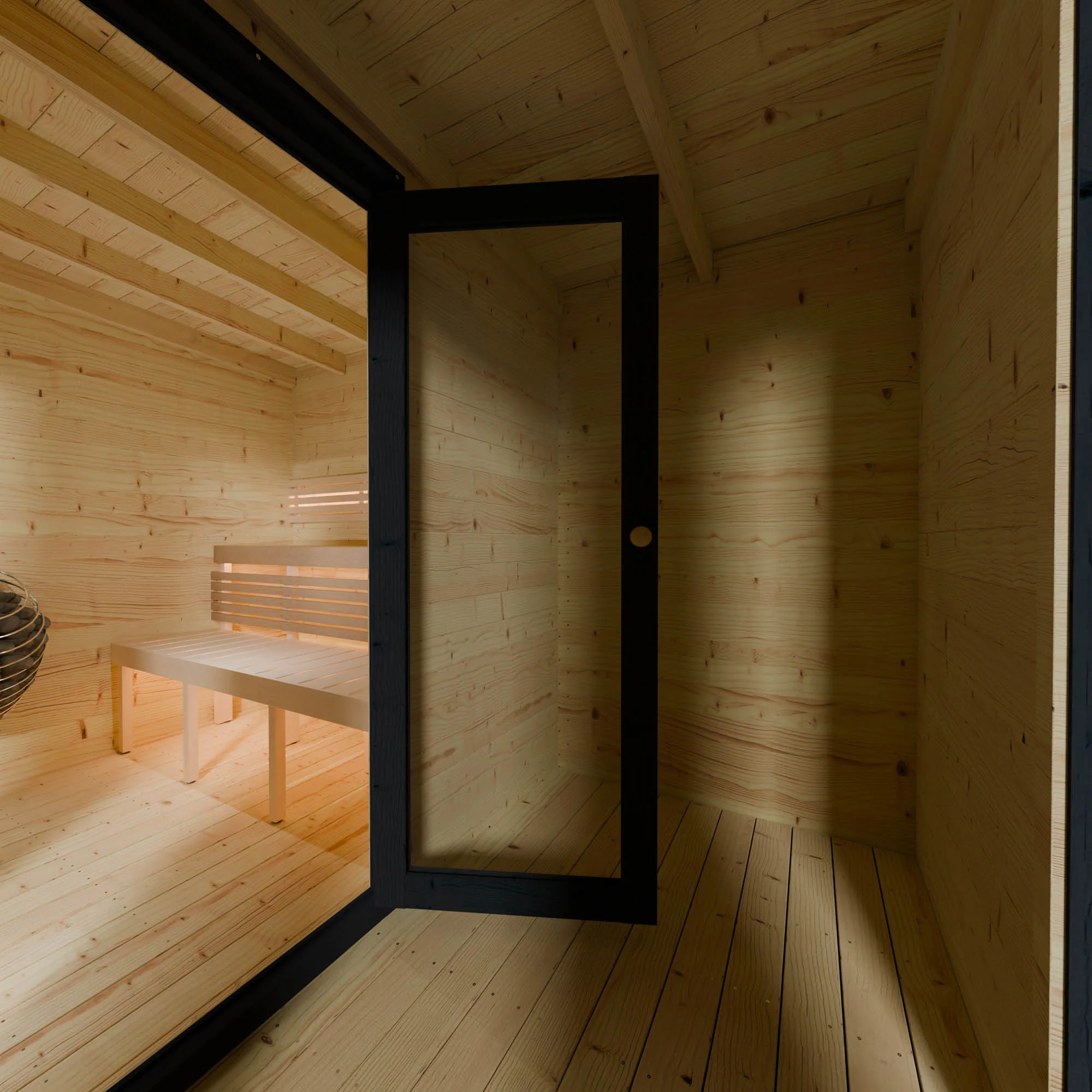 Novi Outdoor Sauna With Changing Room and Large Veranda - Image 5