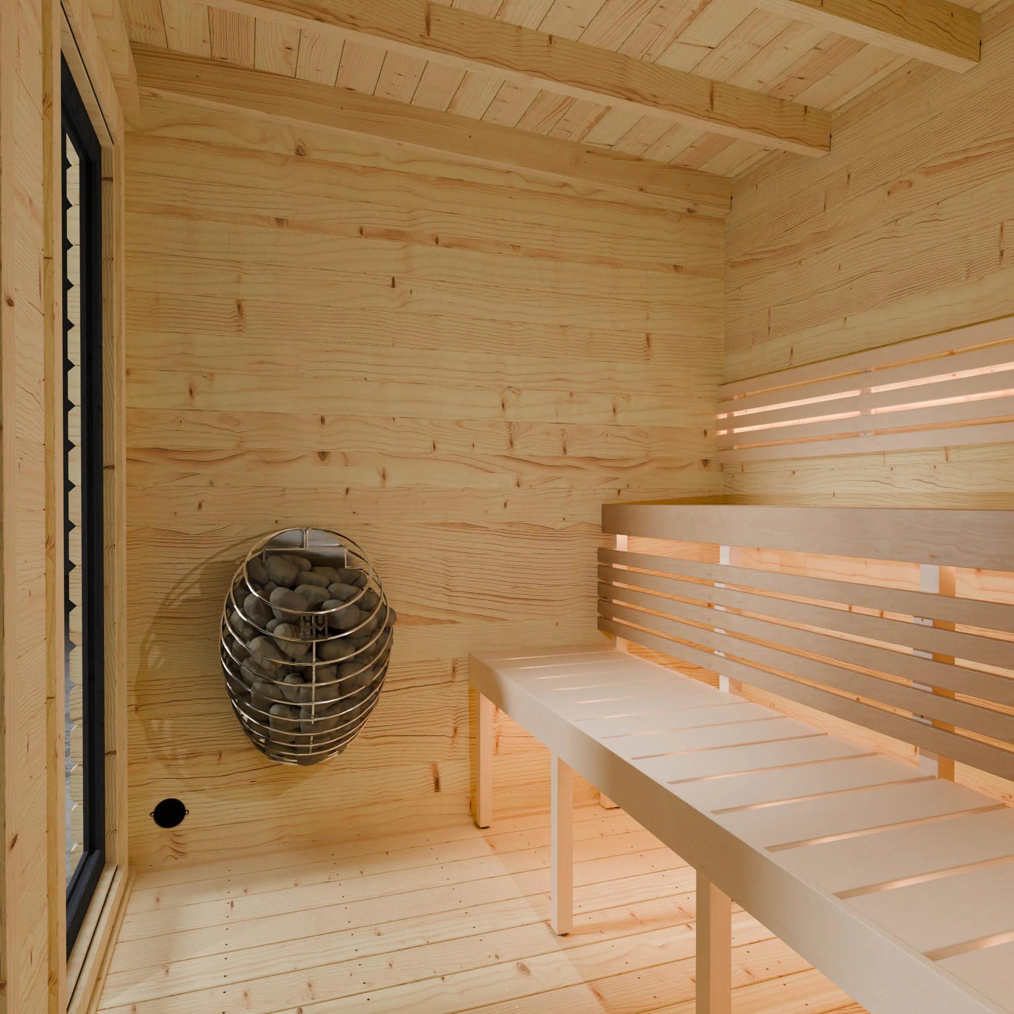 Novi Outdoor Sauna With Large Veranda - Image 5
