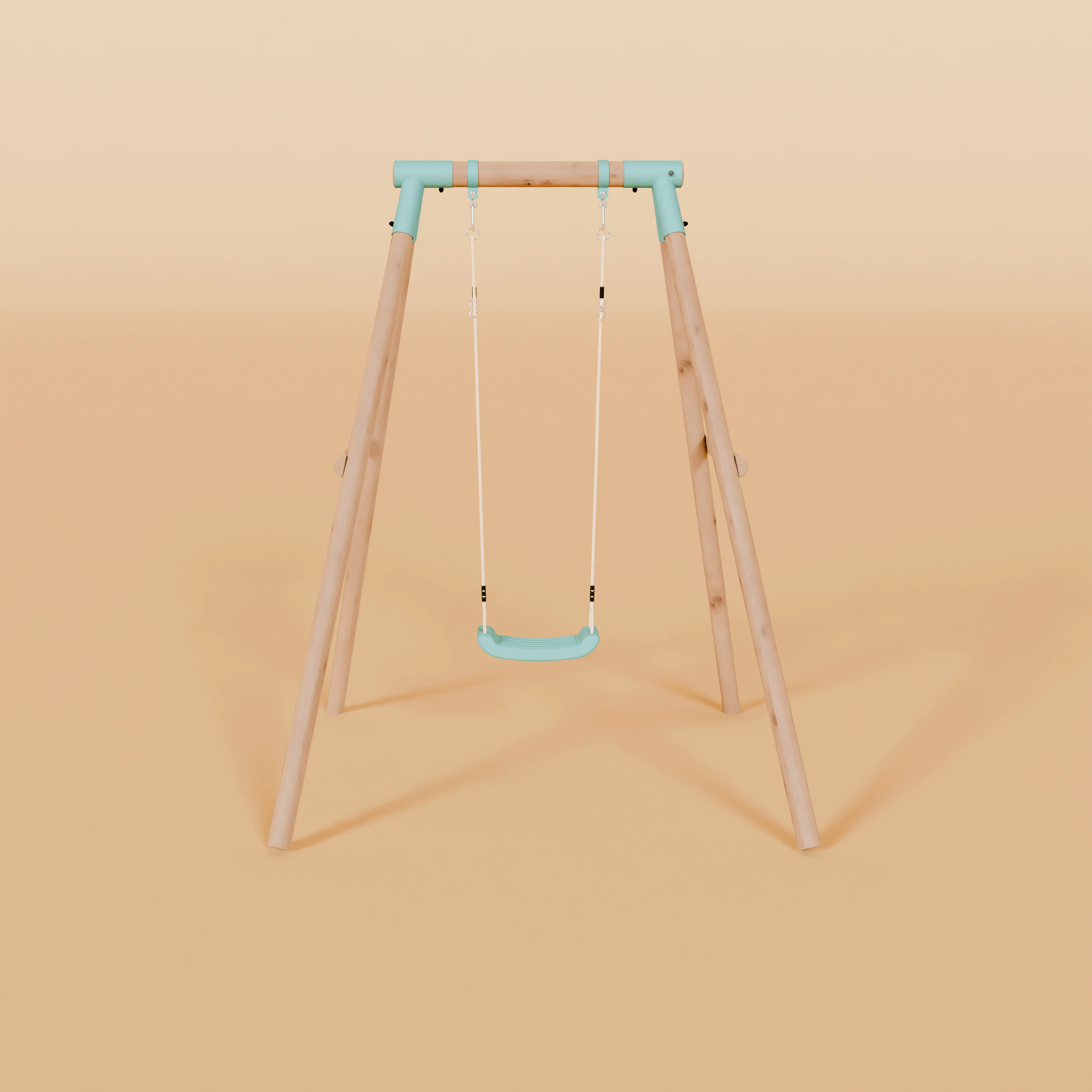 Single Wooden Swing - Evergreen I - Image 3