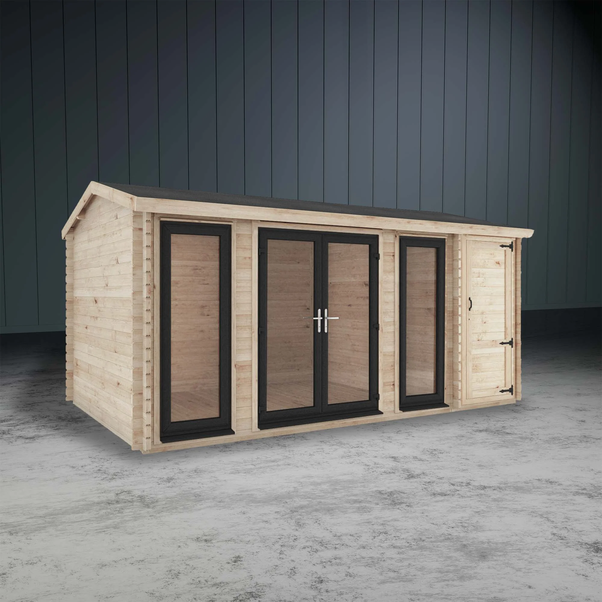 The Dove Log Cabin with Side Shed - Image 5