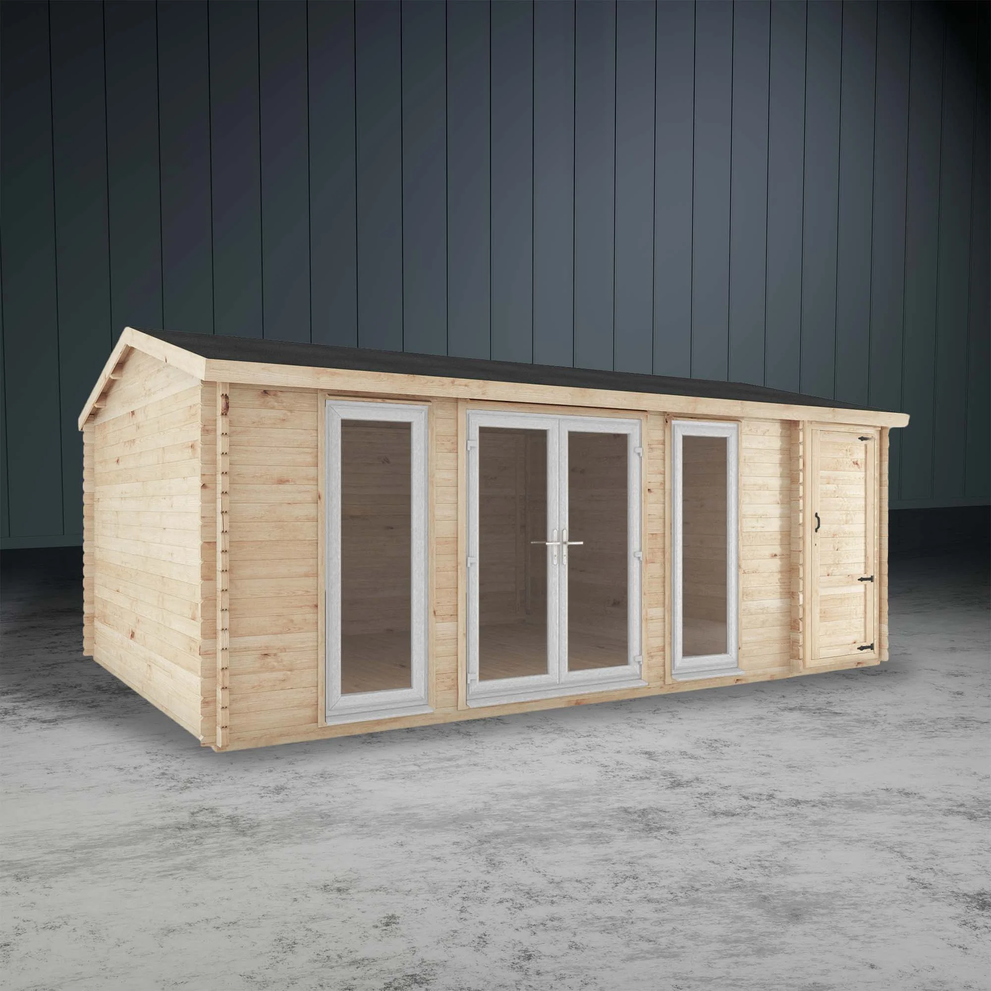 The Dove Log Cabin with Side Shed - Image 6