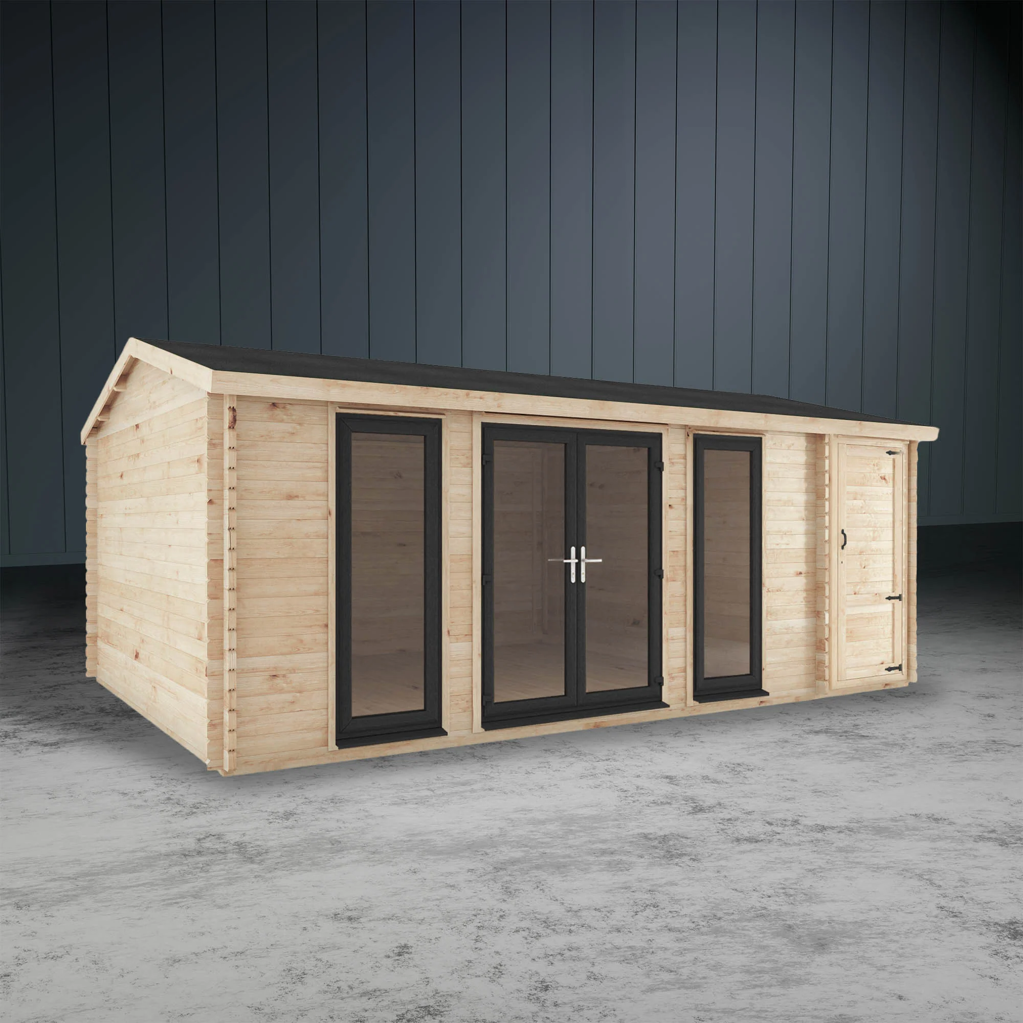The Dove Log Cabin with Side Shed - Image 8
