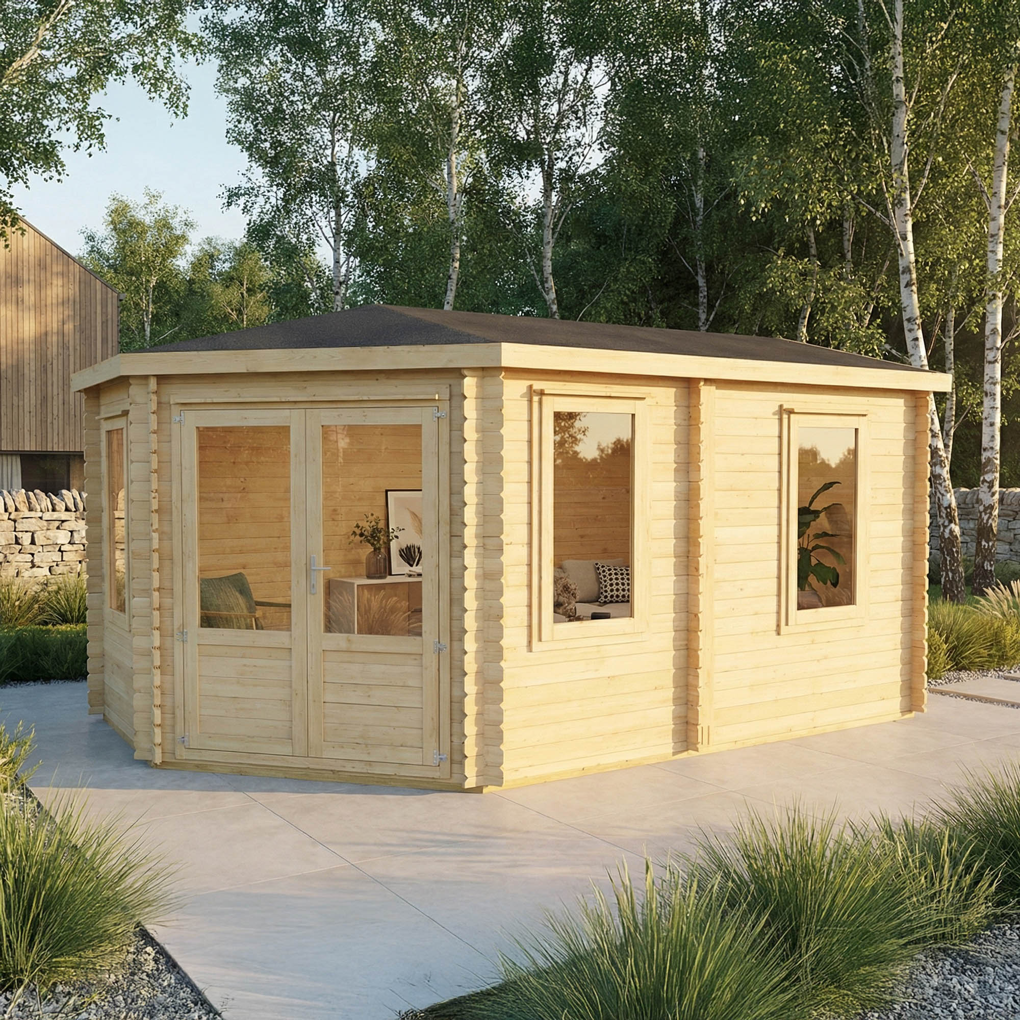 The Goldcrest Corner Log Cabin - Image 9
