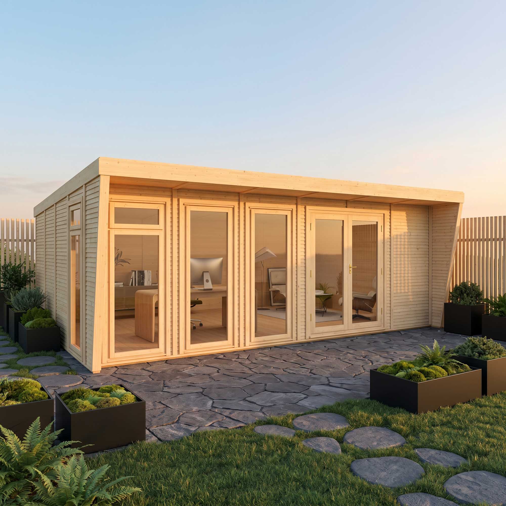 The Harlow Premium Insulated Garden Room - Image 18