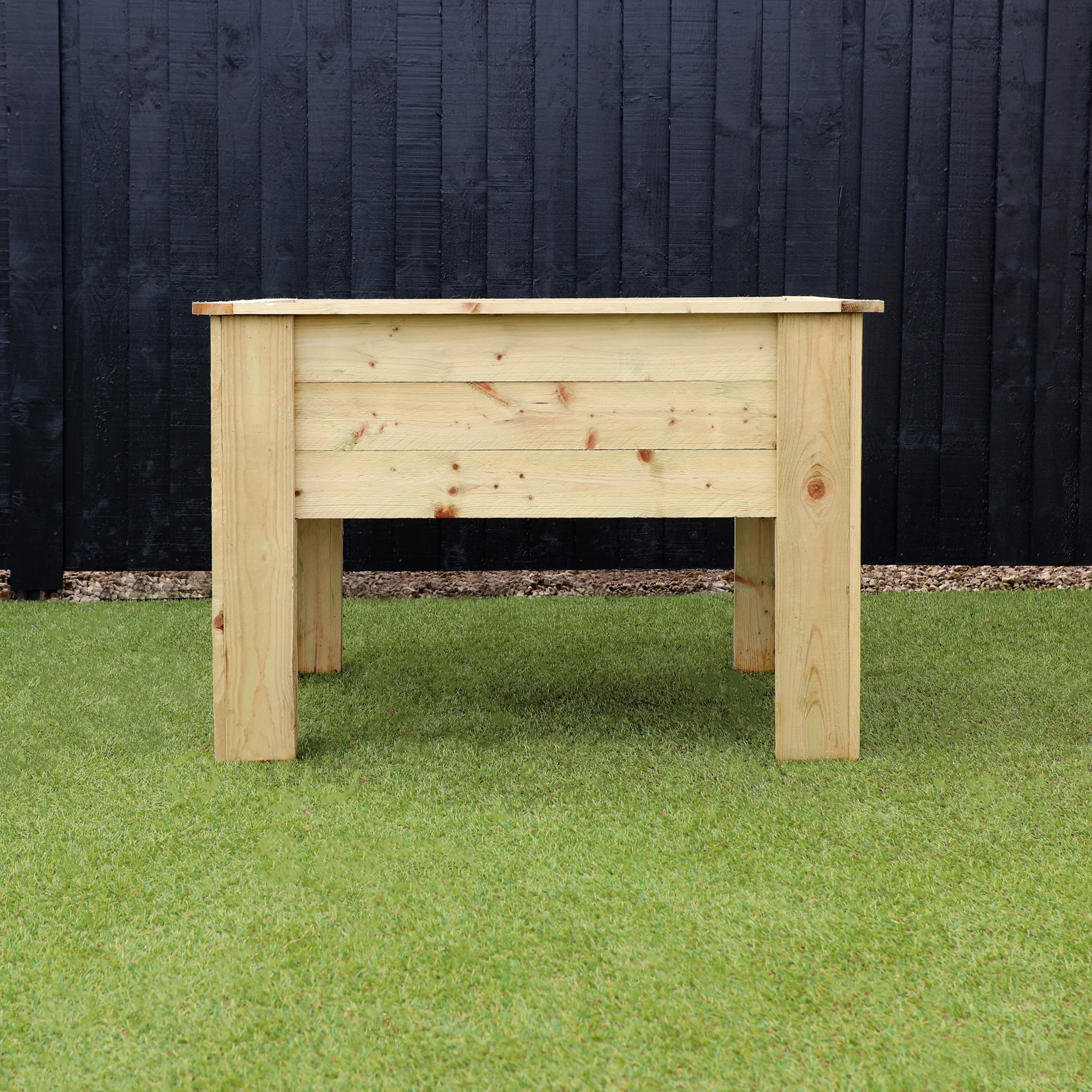 The Petal 1m Freestanding Wooden Planter - Image 5