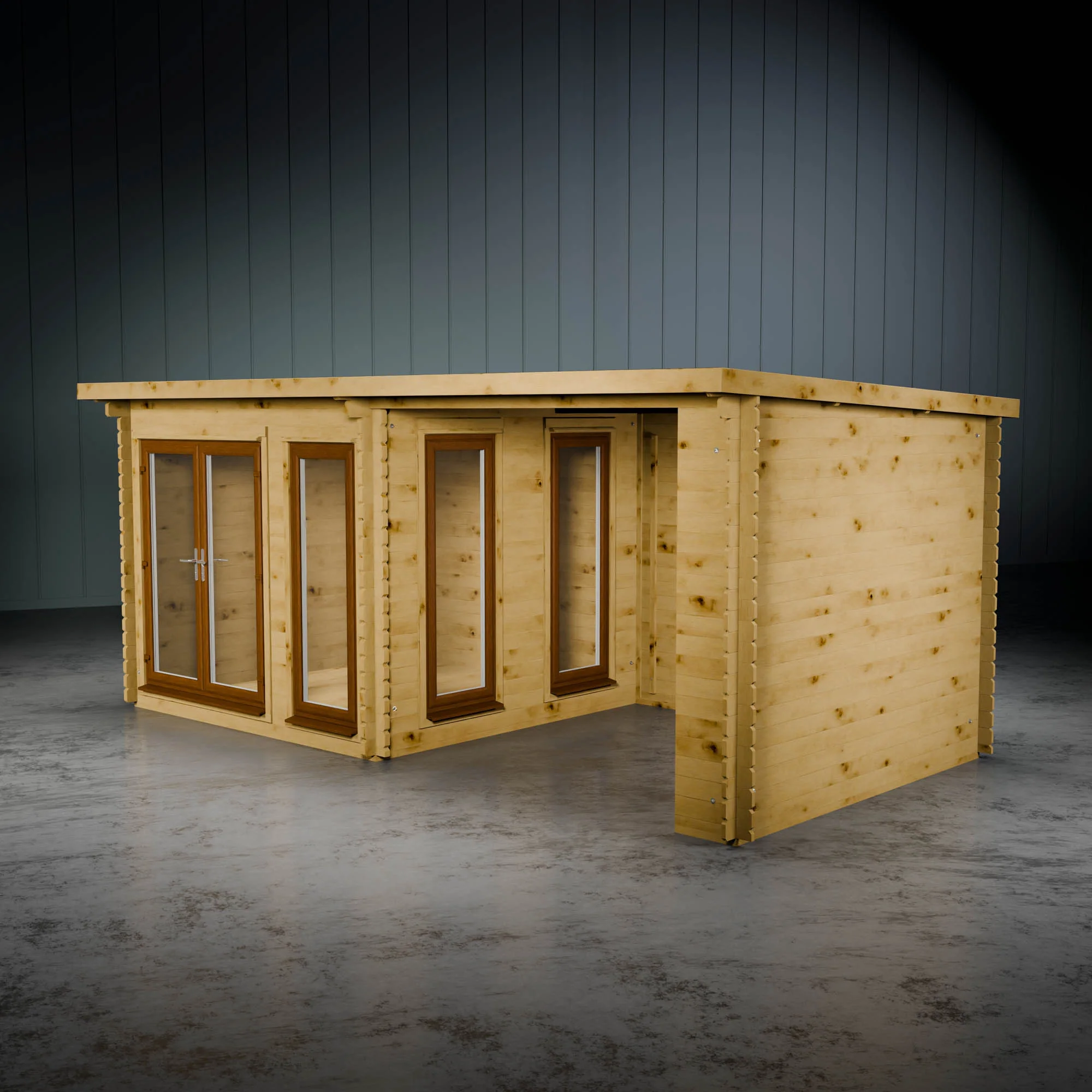 The Wren Log Cabin with Patio Area - Image 3