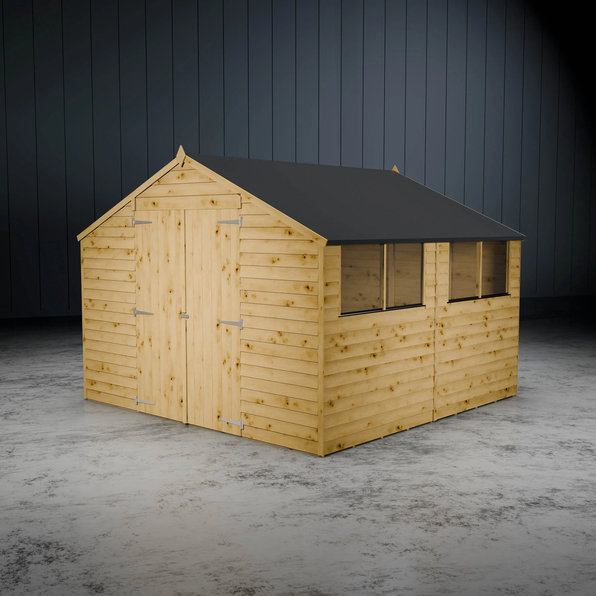 Value Overlap Double Door Apex Shed - Image 12