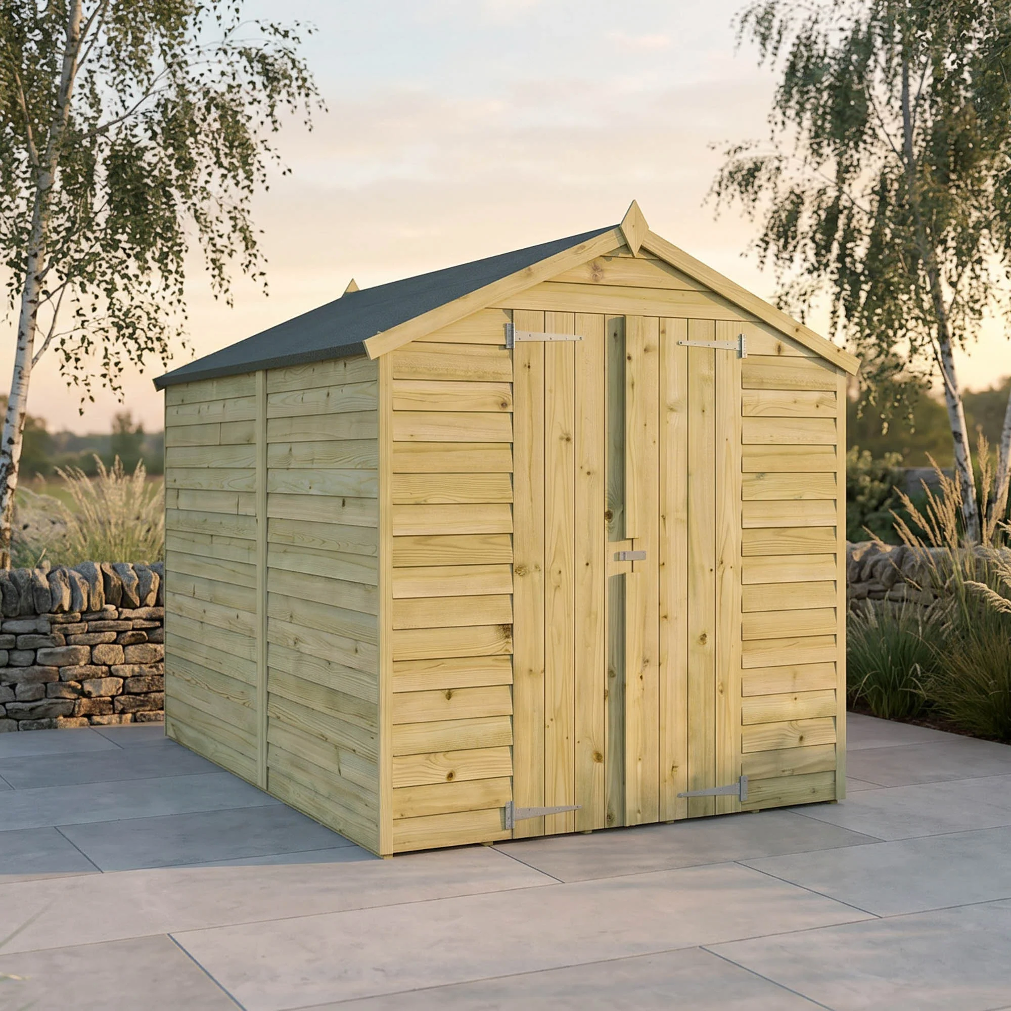 Value Overlap Double Door Apex Shed - Image 15