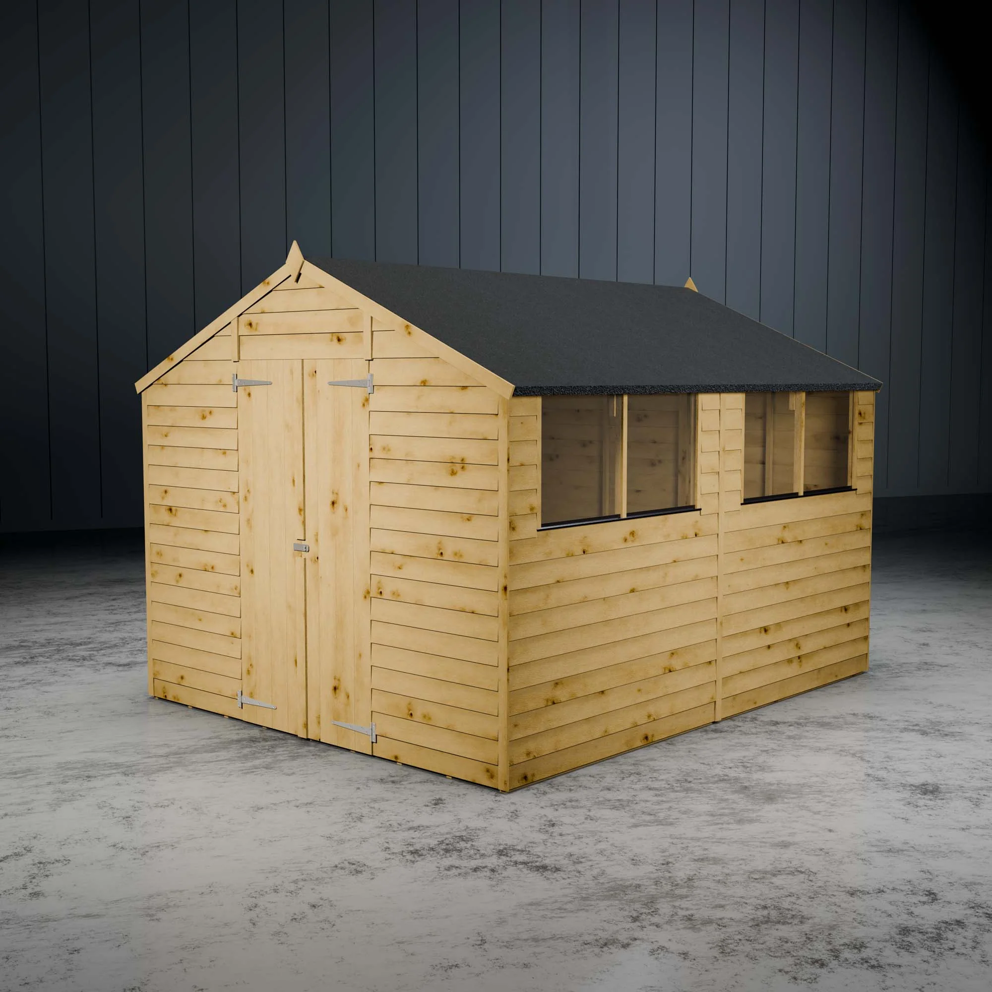 Value Overlap Double Door Apex Shed - Image 5