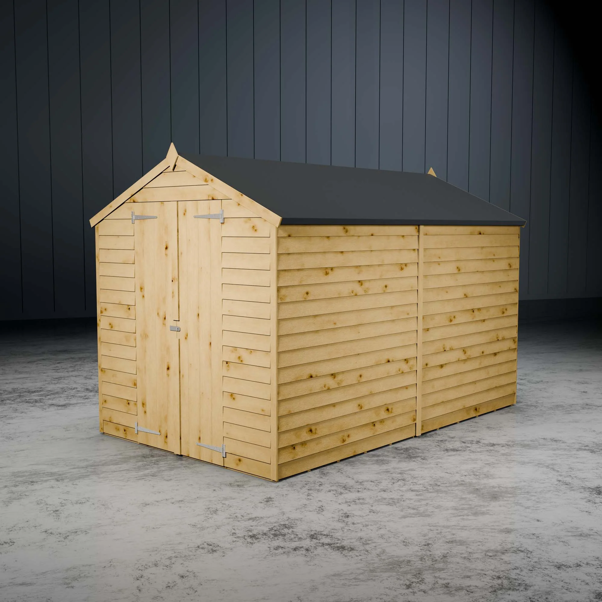 Value Overlap Double Door Apex Shed - Image 7