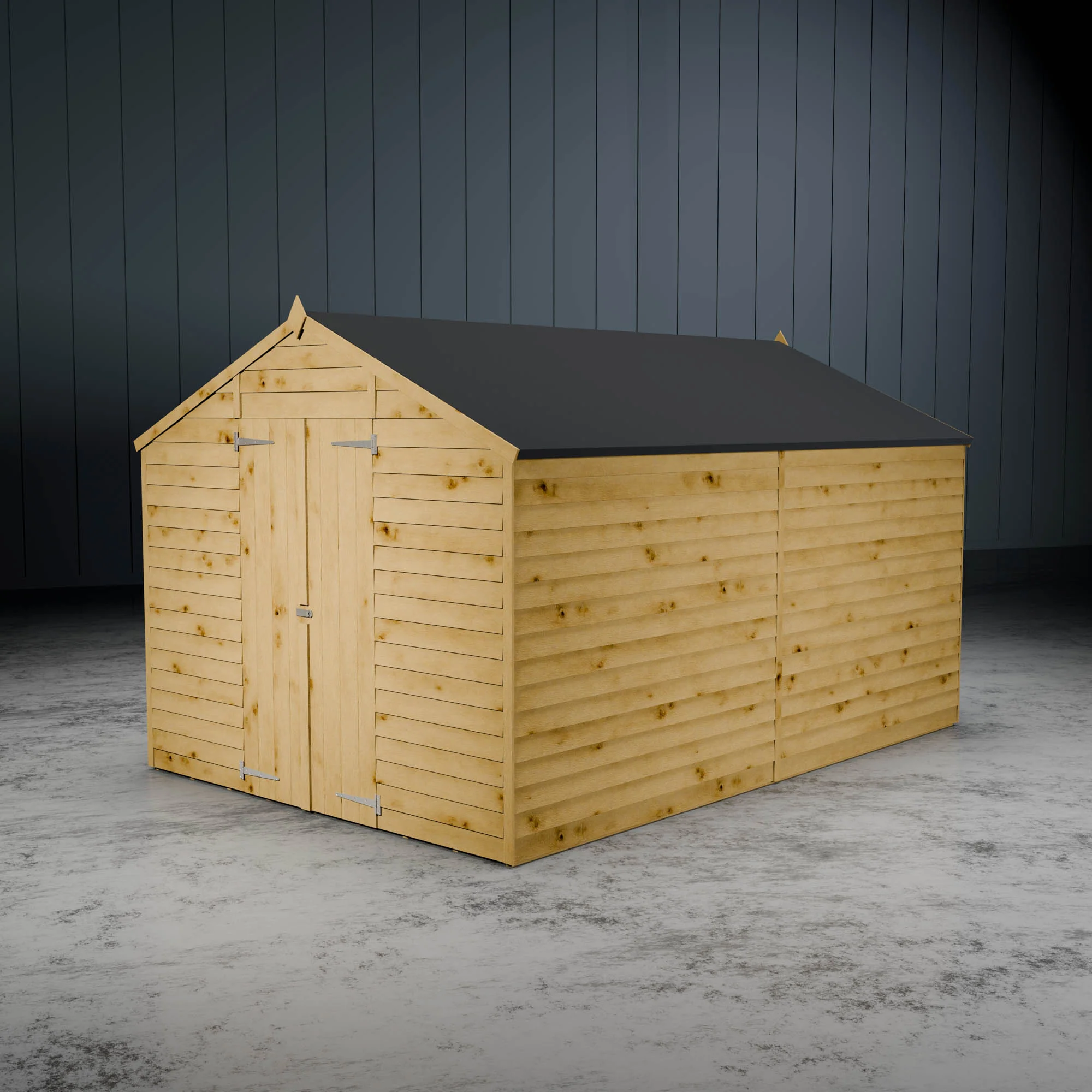 Value Overlap Double Door Apex Shed - Image 9