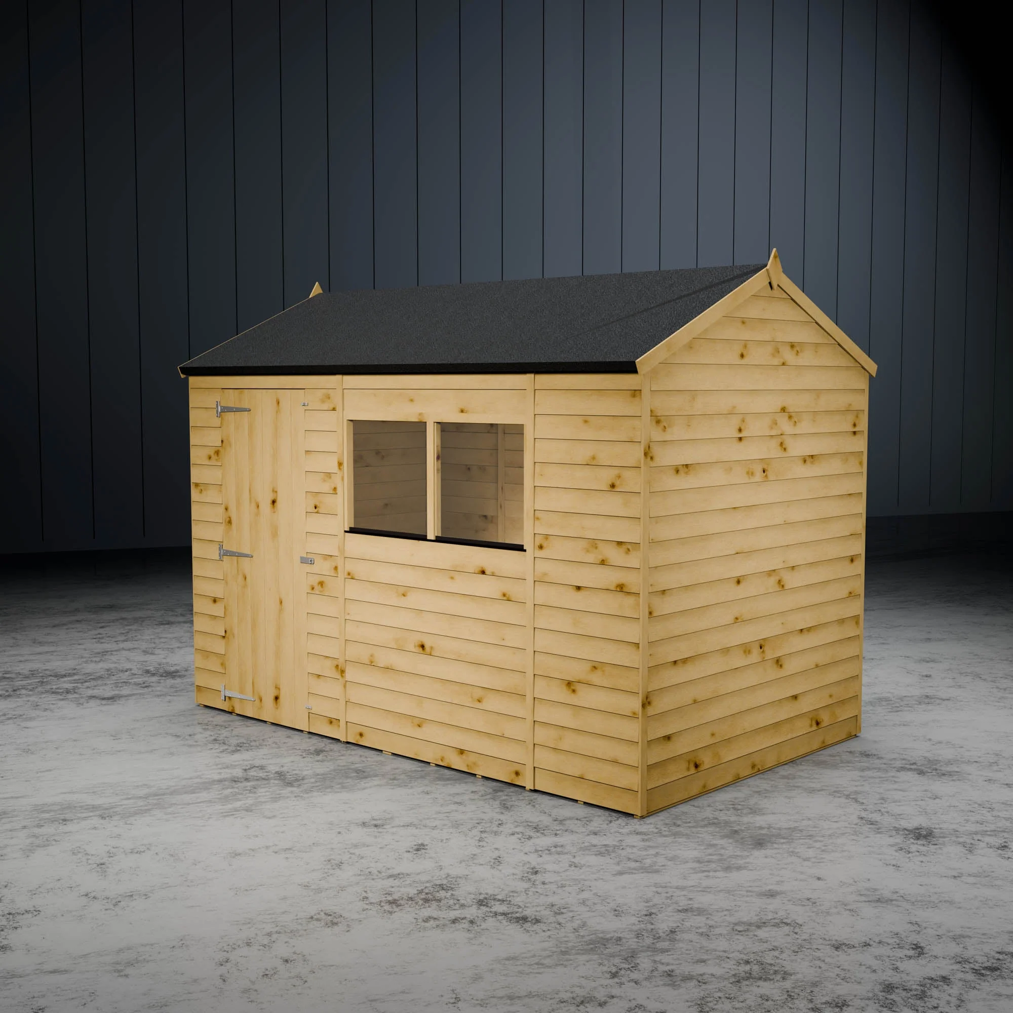Value Overlap Single Door Apex Shed - Image 4