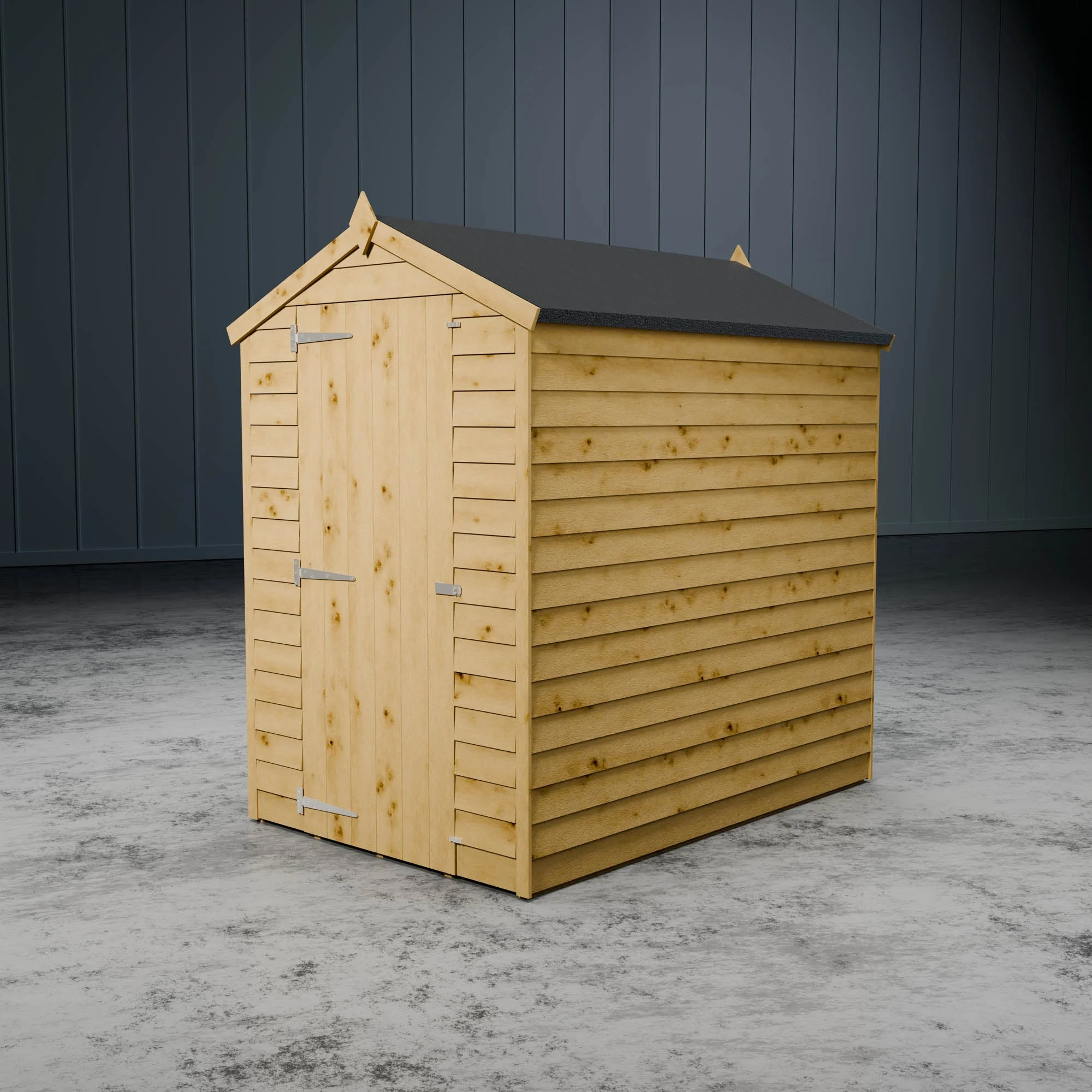 Value Overlap Single Door Apex Shed - Image 5