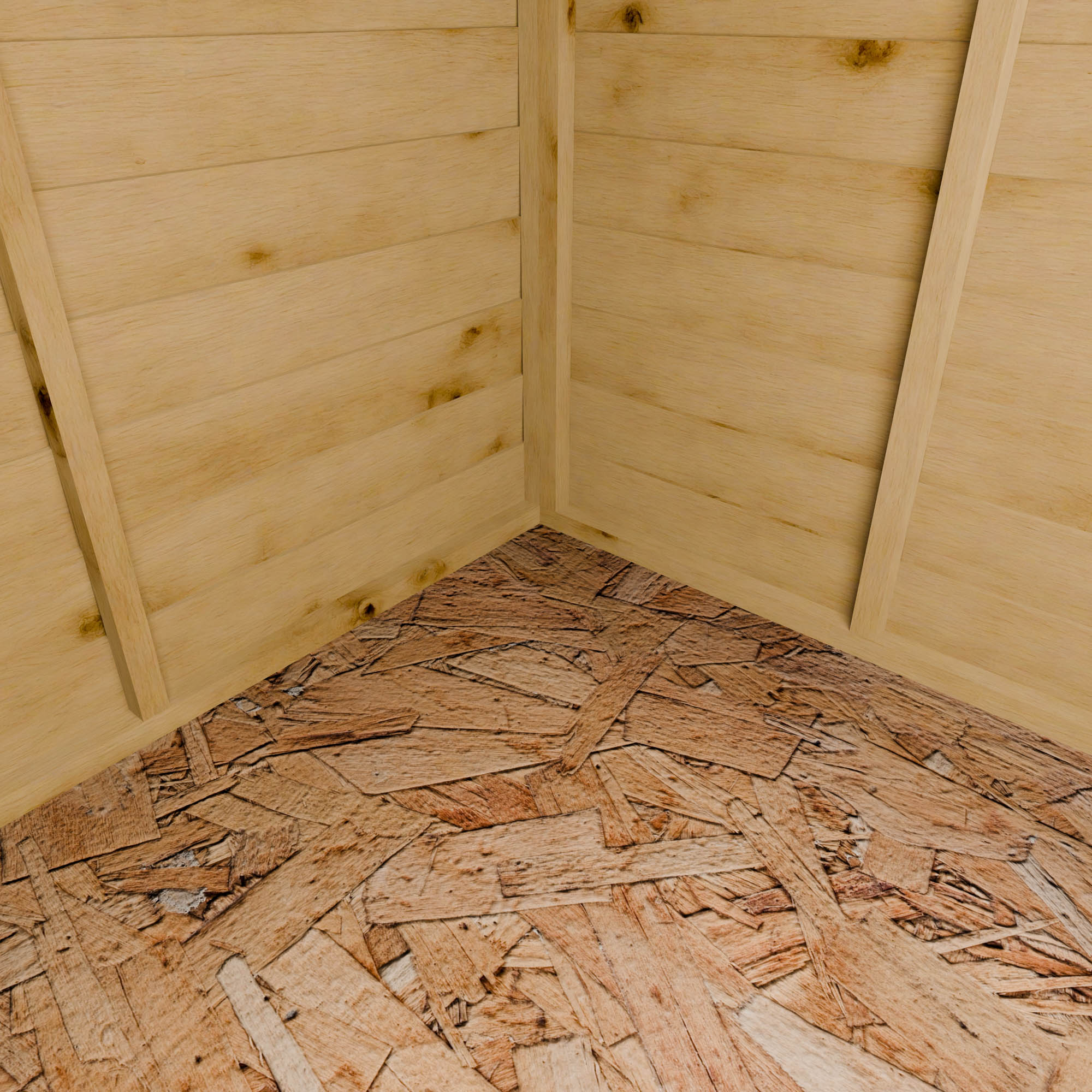 4 x 6 Value Overlap Double Door Bike Shed - Image 4