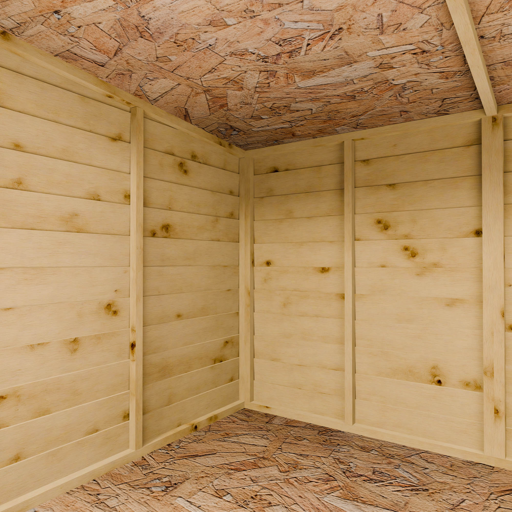4 x 6 Value Overlap Double Door Bike Shed - Image 5