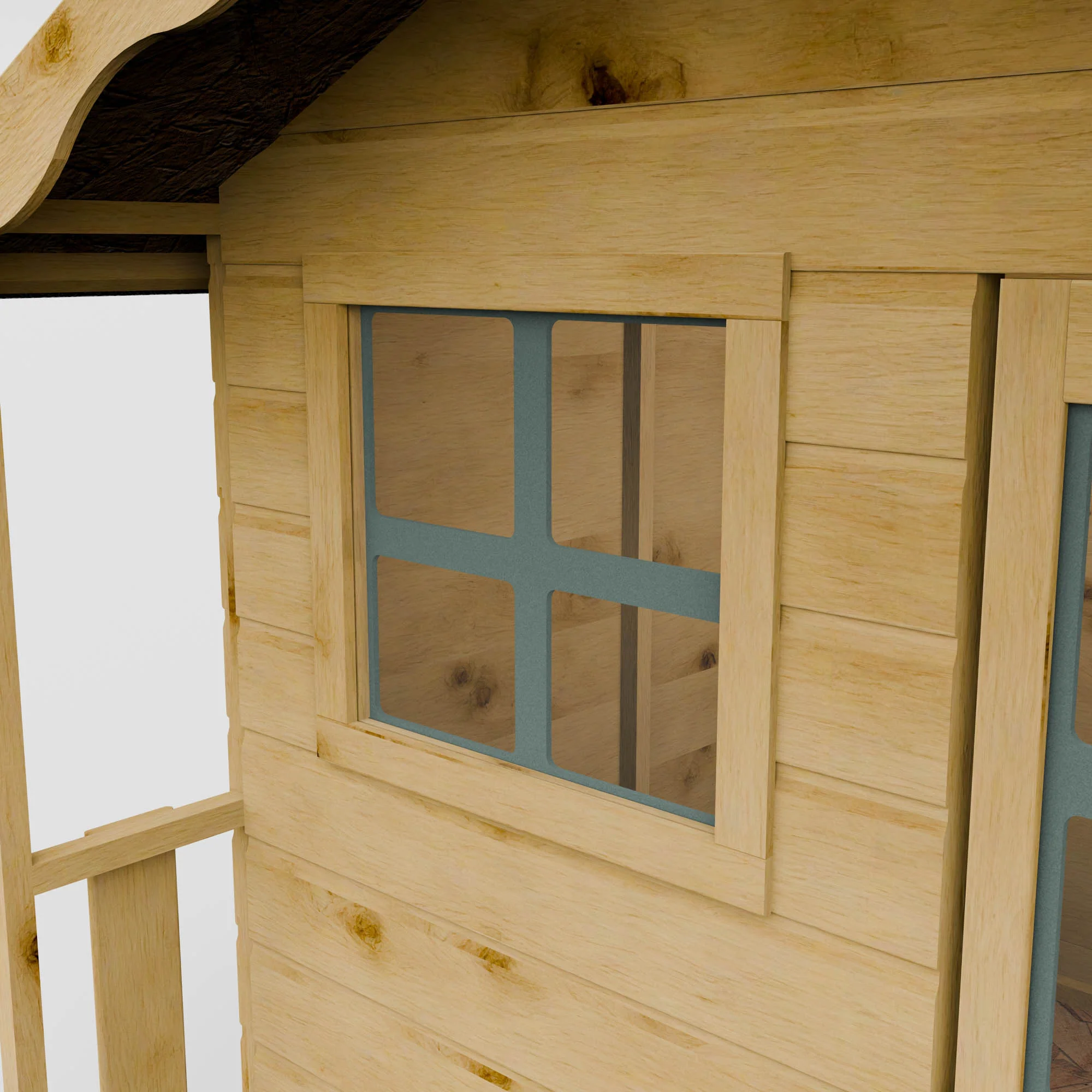5 x 5 Poppy Wooden Playhouse - Image 5