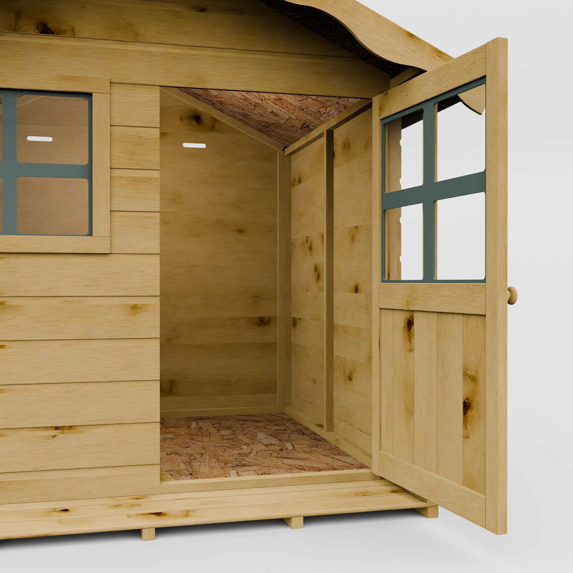 5 x 5 Poppy Wooden Playhouse - Image 9