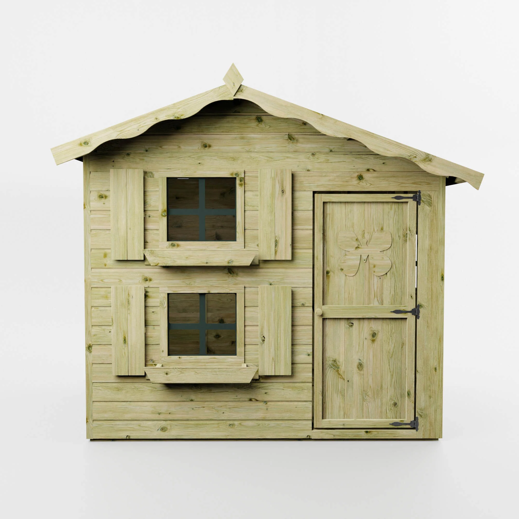 7 x 5 Snowdrop Wooden Playhouse with Loft - Image 4