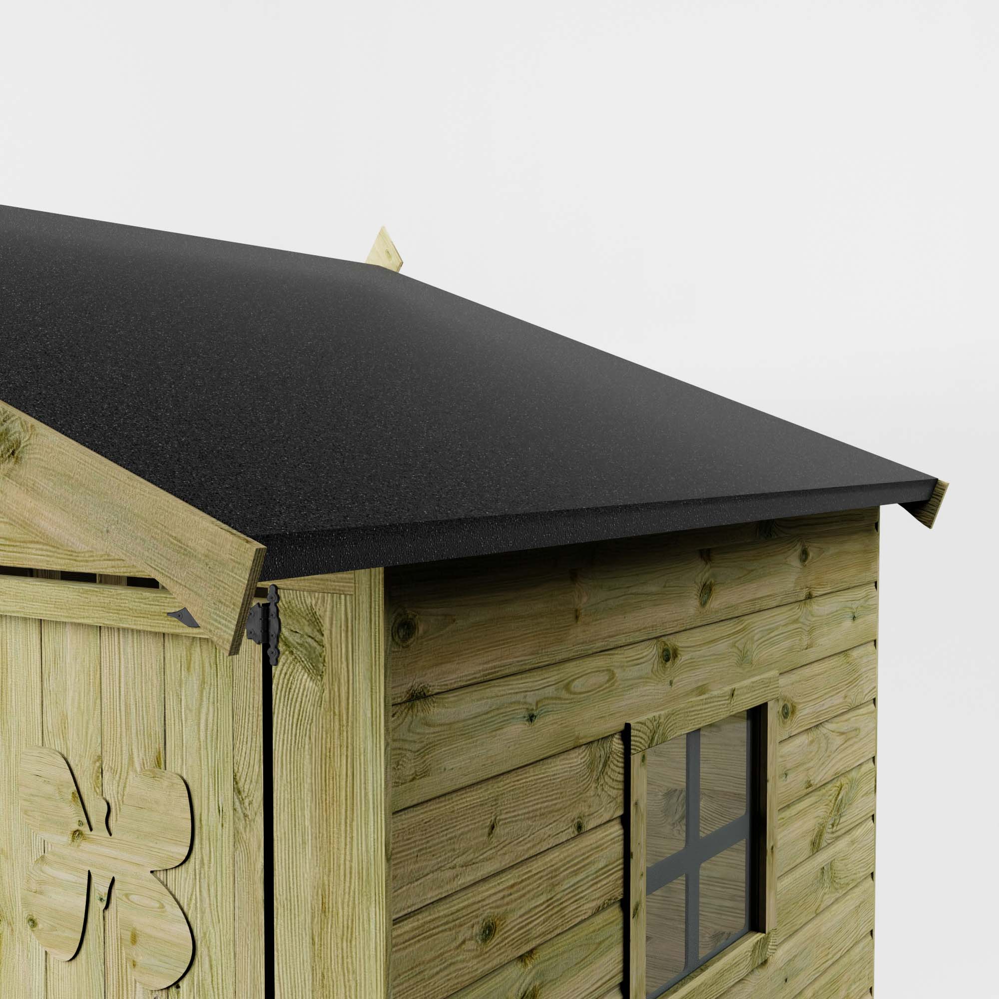 7 x 5 Snowdrop Wooden Playhouse with Loft - Image 8