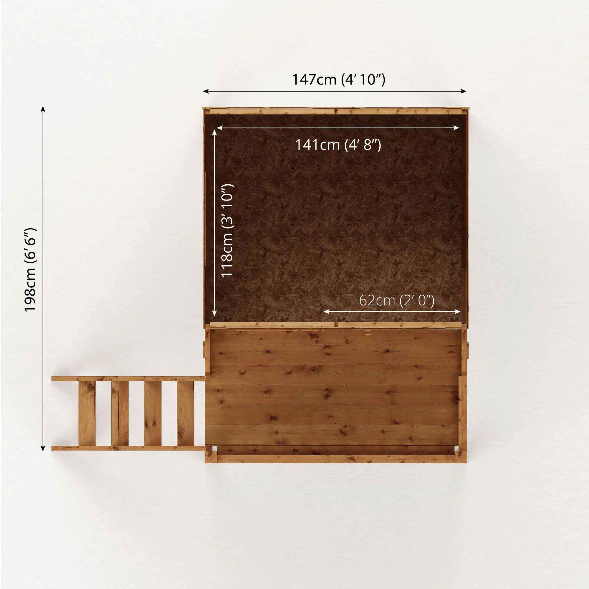Poppy Tower Wooden Playhouse - Image 13