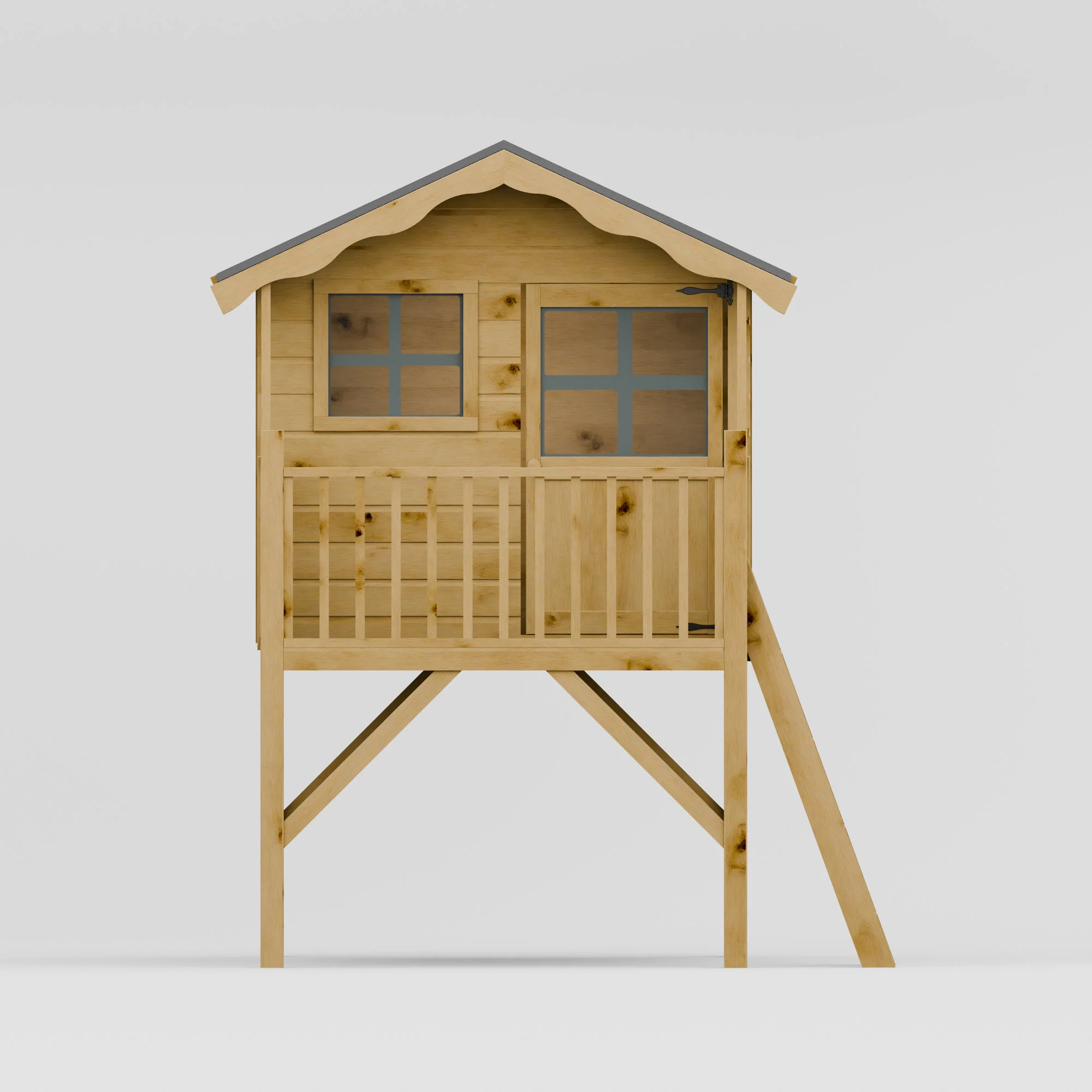 Poppy Tower Wooden Playhouse - Image 3
