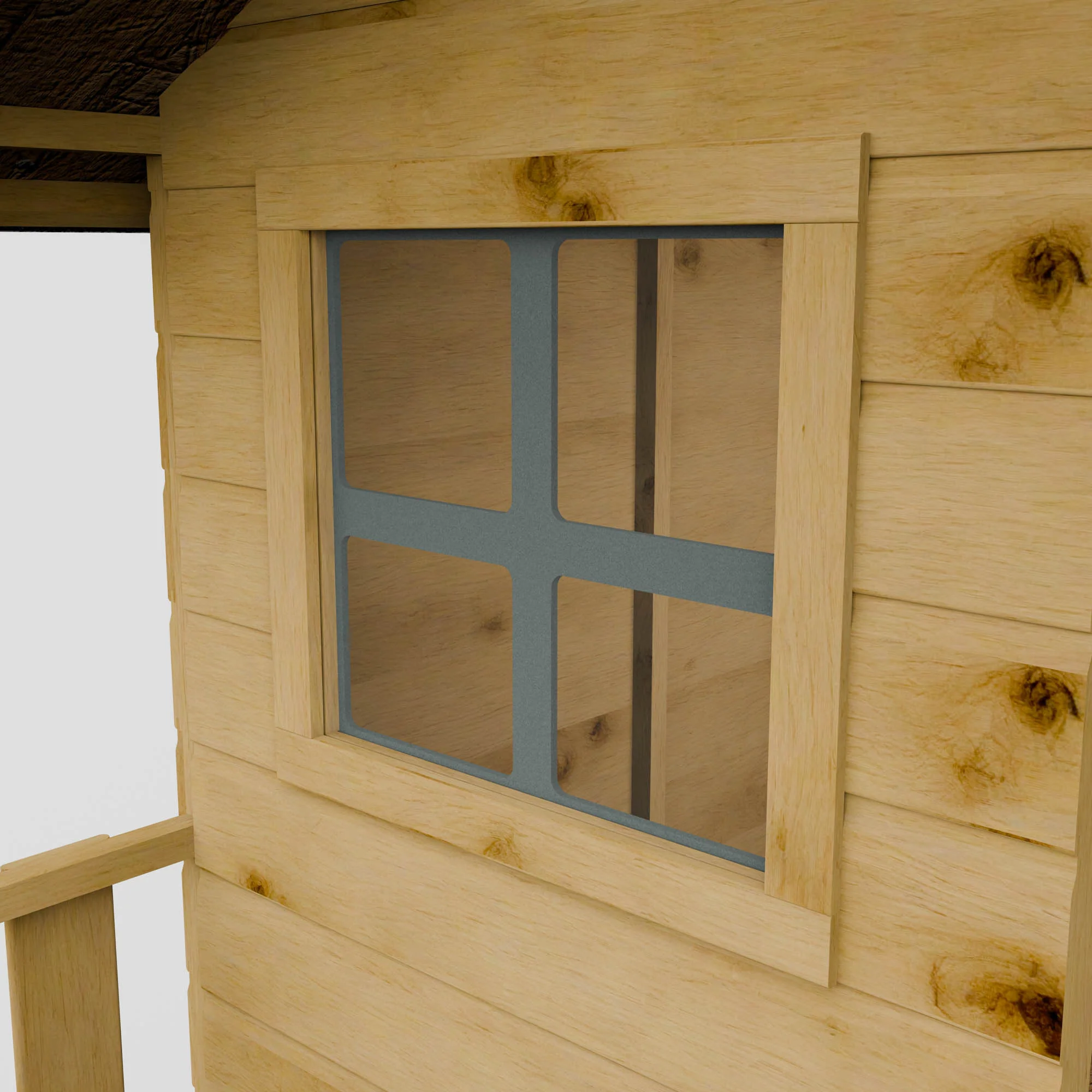 Poppy Tower Wooden Playhouse - Image 7